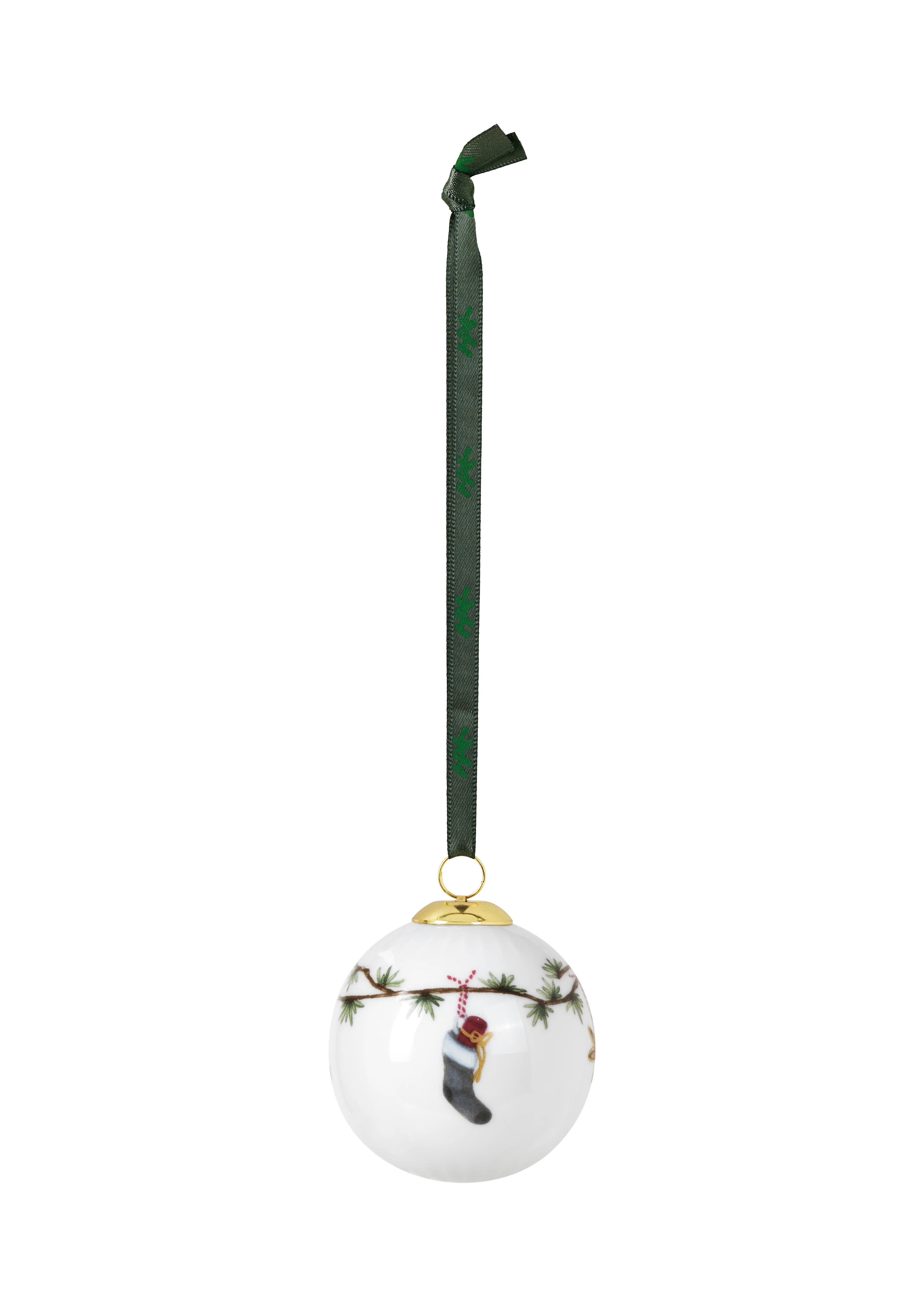 Kule 2021 Ø6 cm fra Kähler i fargen Hvit m. deko, laget av Keramikk