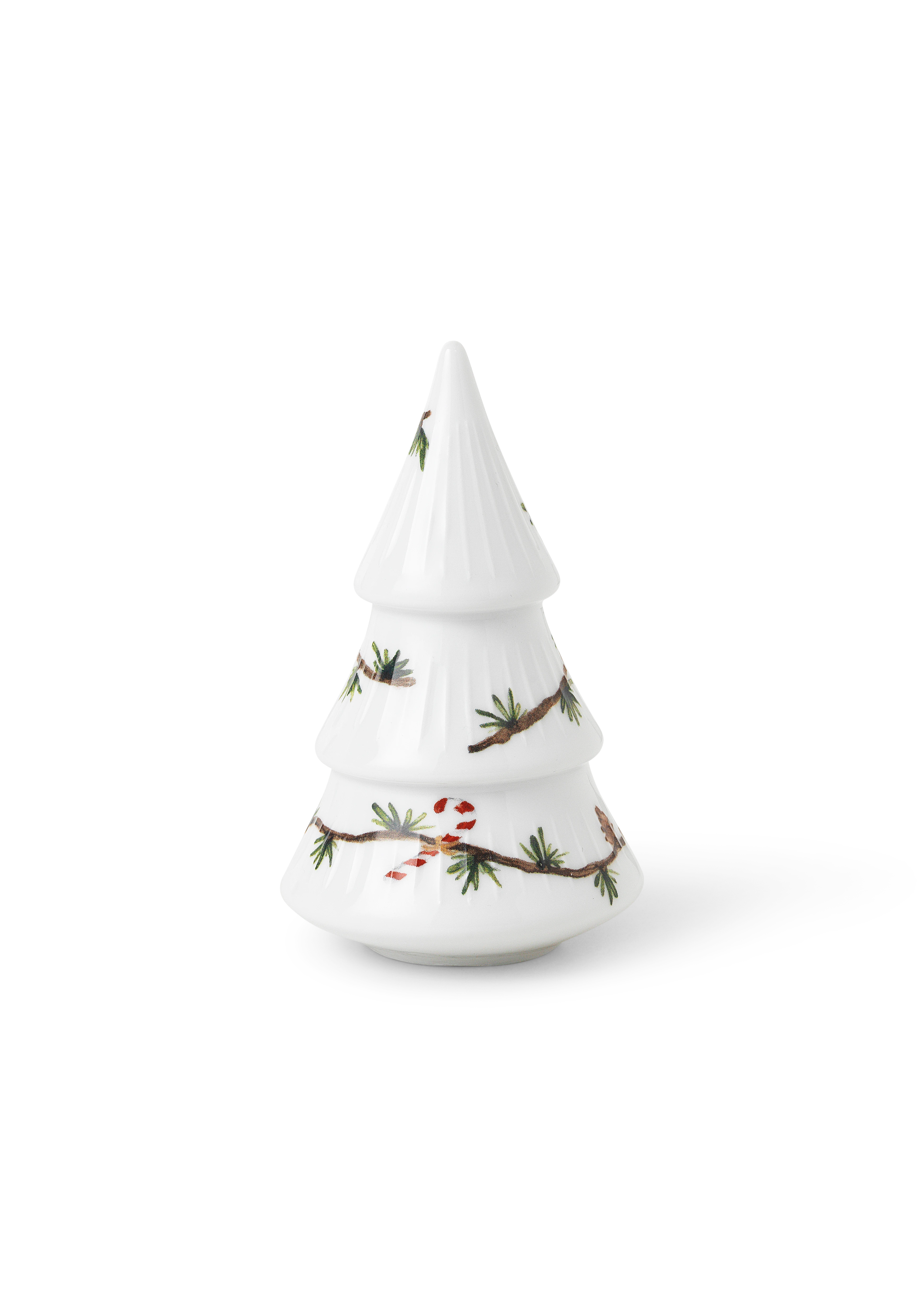 Juletræ H13 fra Kähler i farven Hvid m. deko, lavet af Keramik