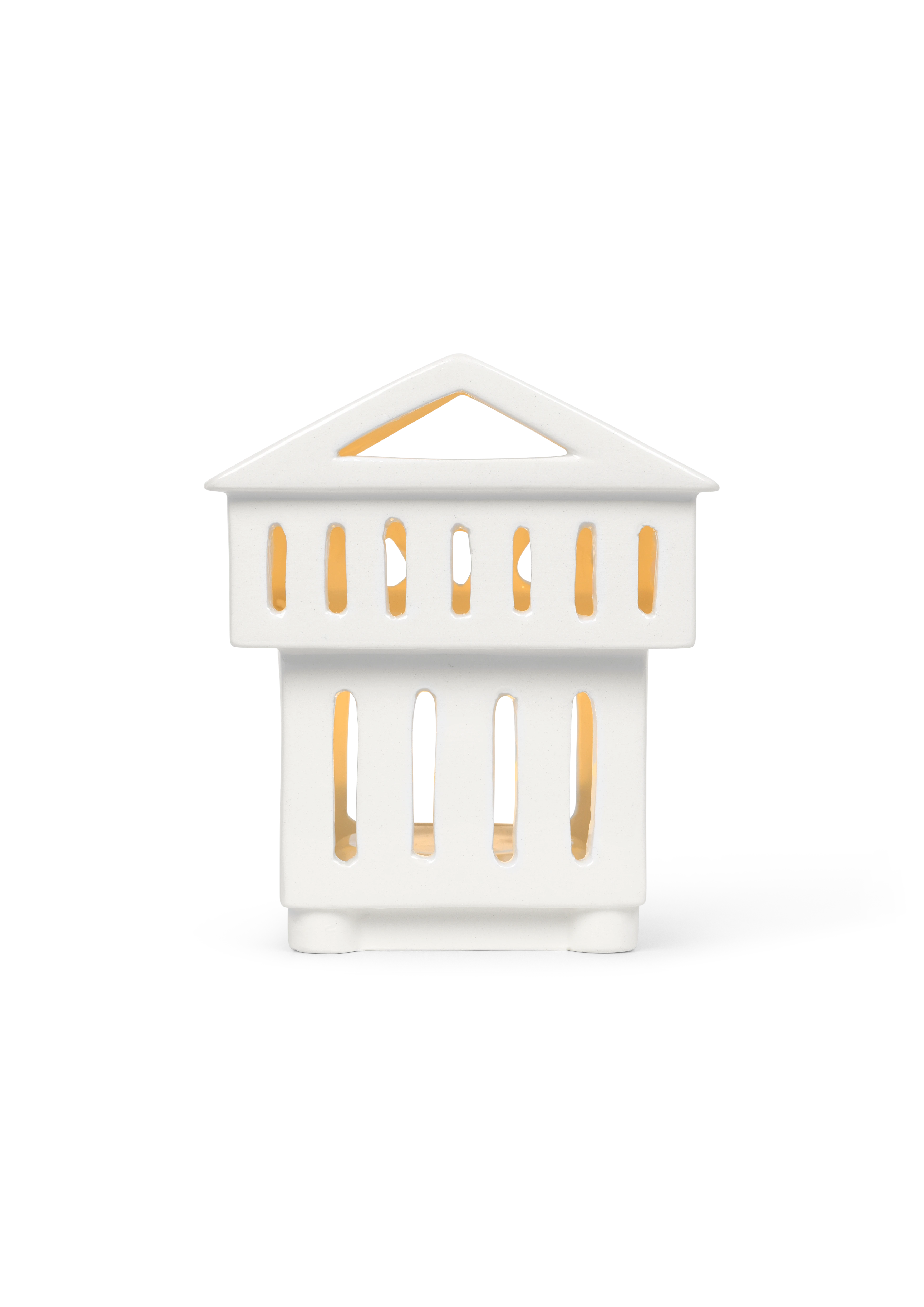 lyshus Stabbur H13.5 fra Kähler i fargen Hvit, laget av Keramikk