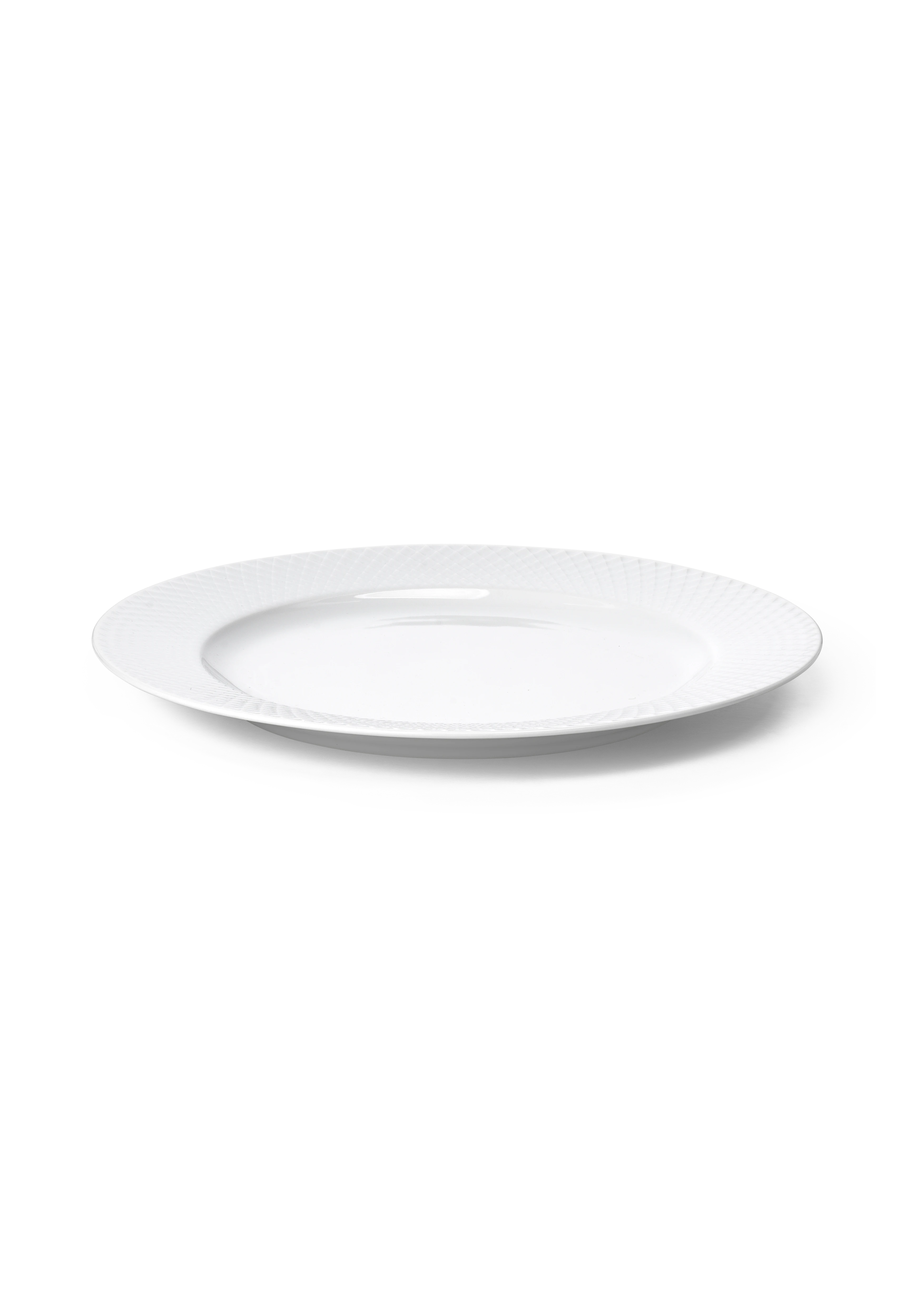 Dinner plate Ø27 cm from Lyngby Porcelæn in White color, made of Ceramics