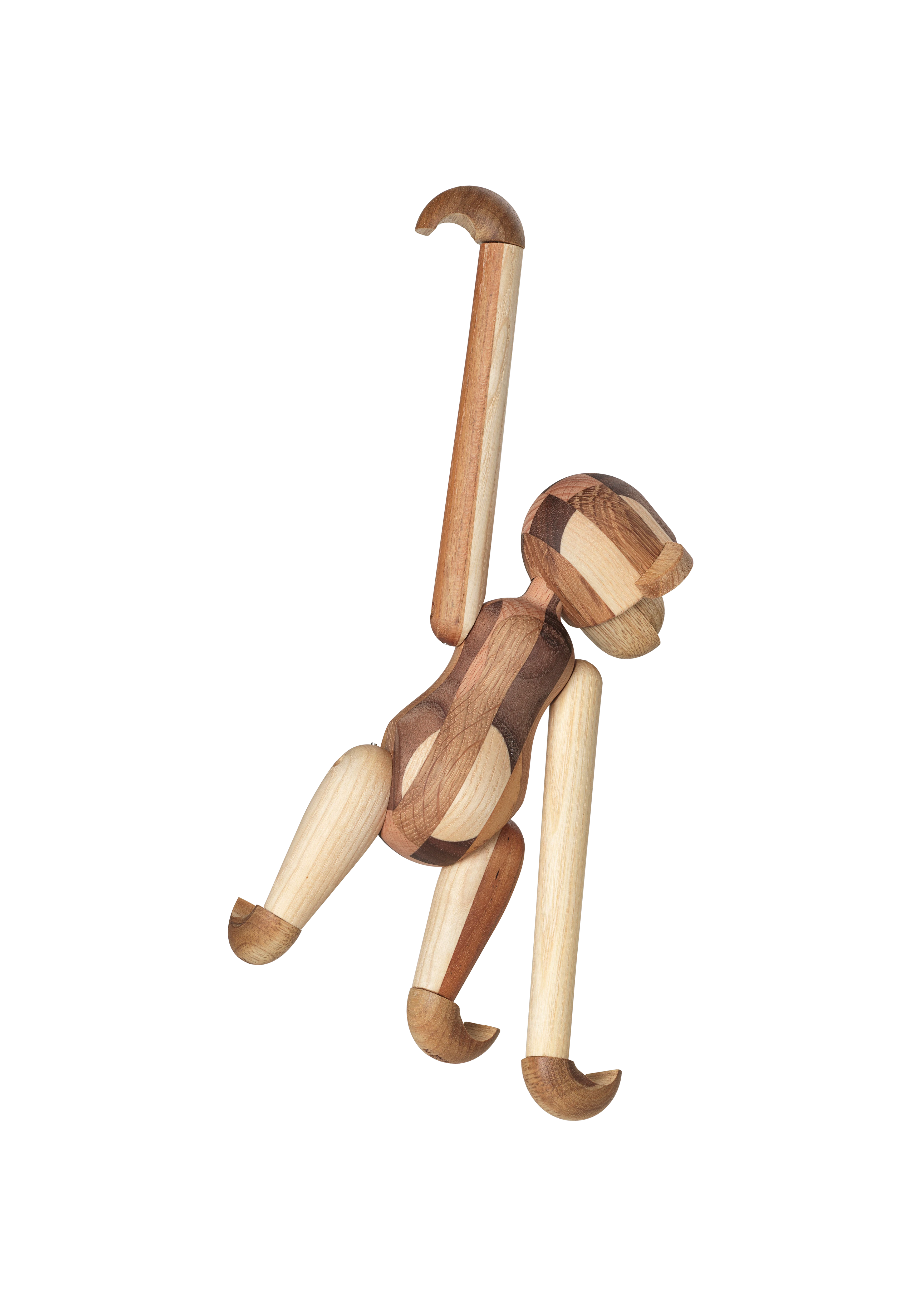 Reworked Anniversary Apa liten från Kay Bojesen i färgen Mixed wood, tillverkad av Trä