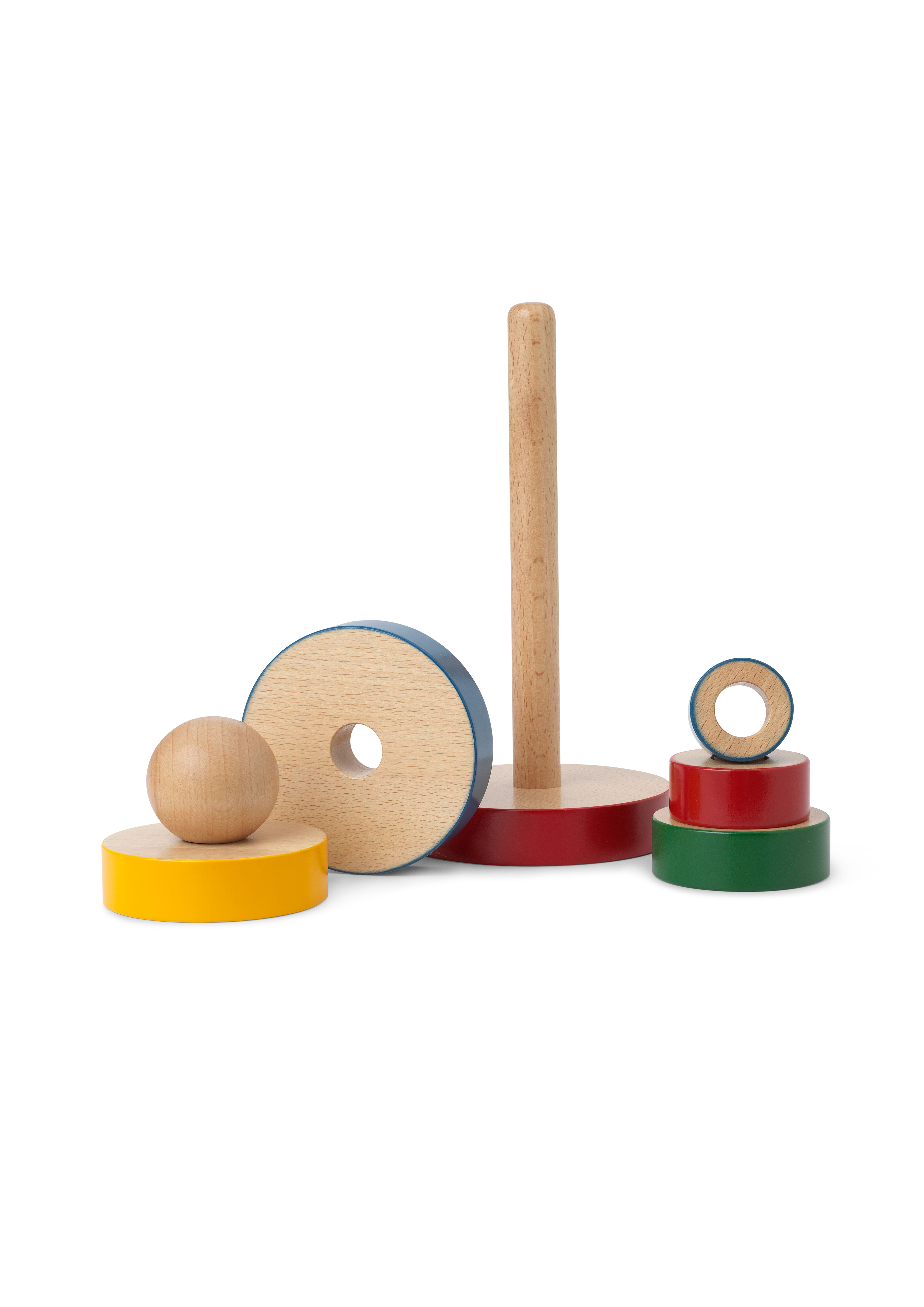 Pyramid Tower Ø11 cm from Kay Bojesen in Multi color, made of Wood