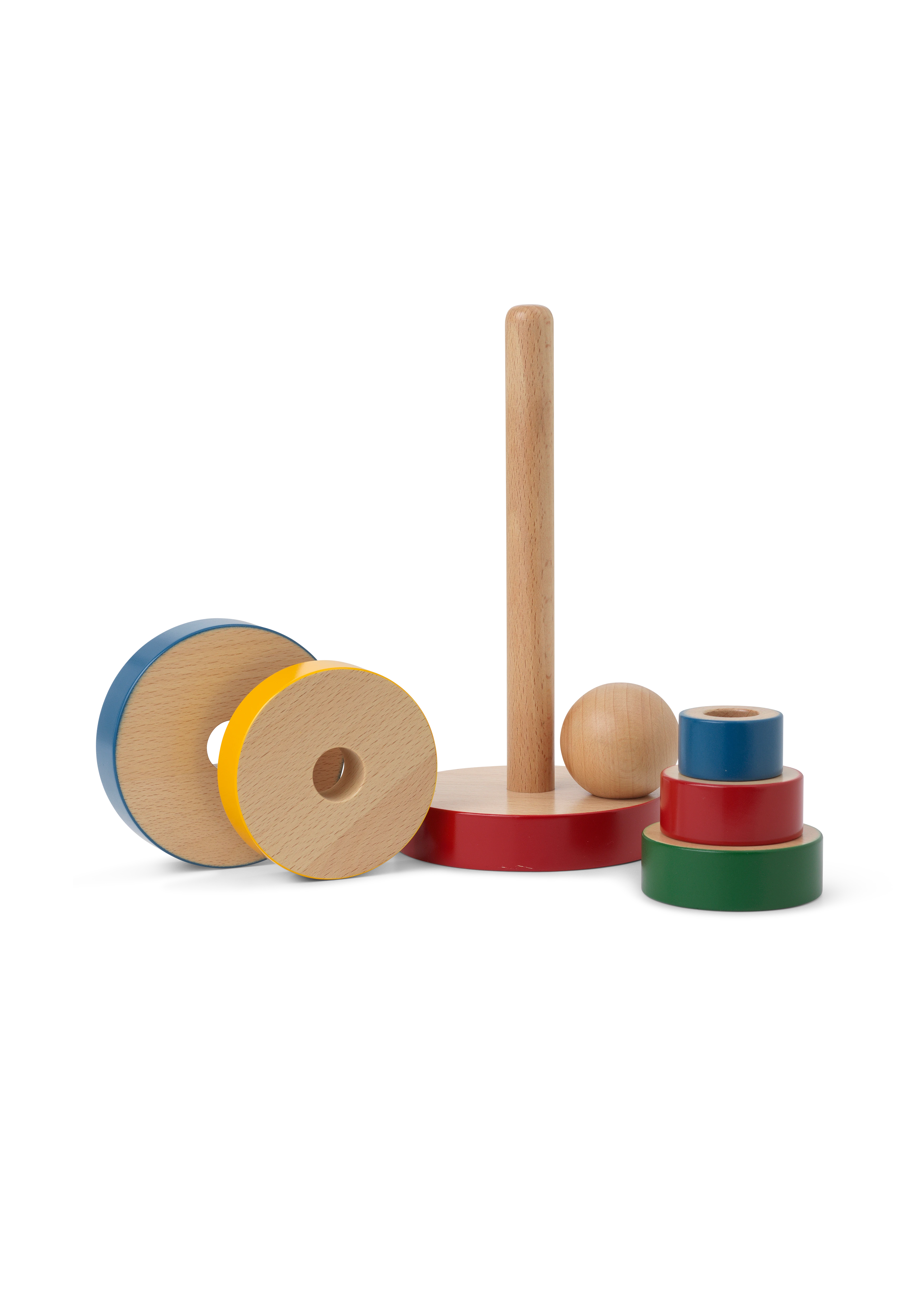 Stabel Tårn Ø11 cm fra Kay Bojesen i farven Multi, lavet af Træ