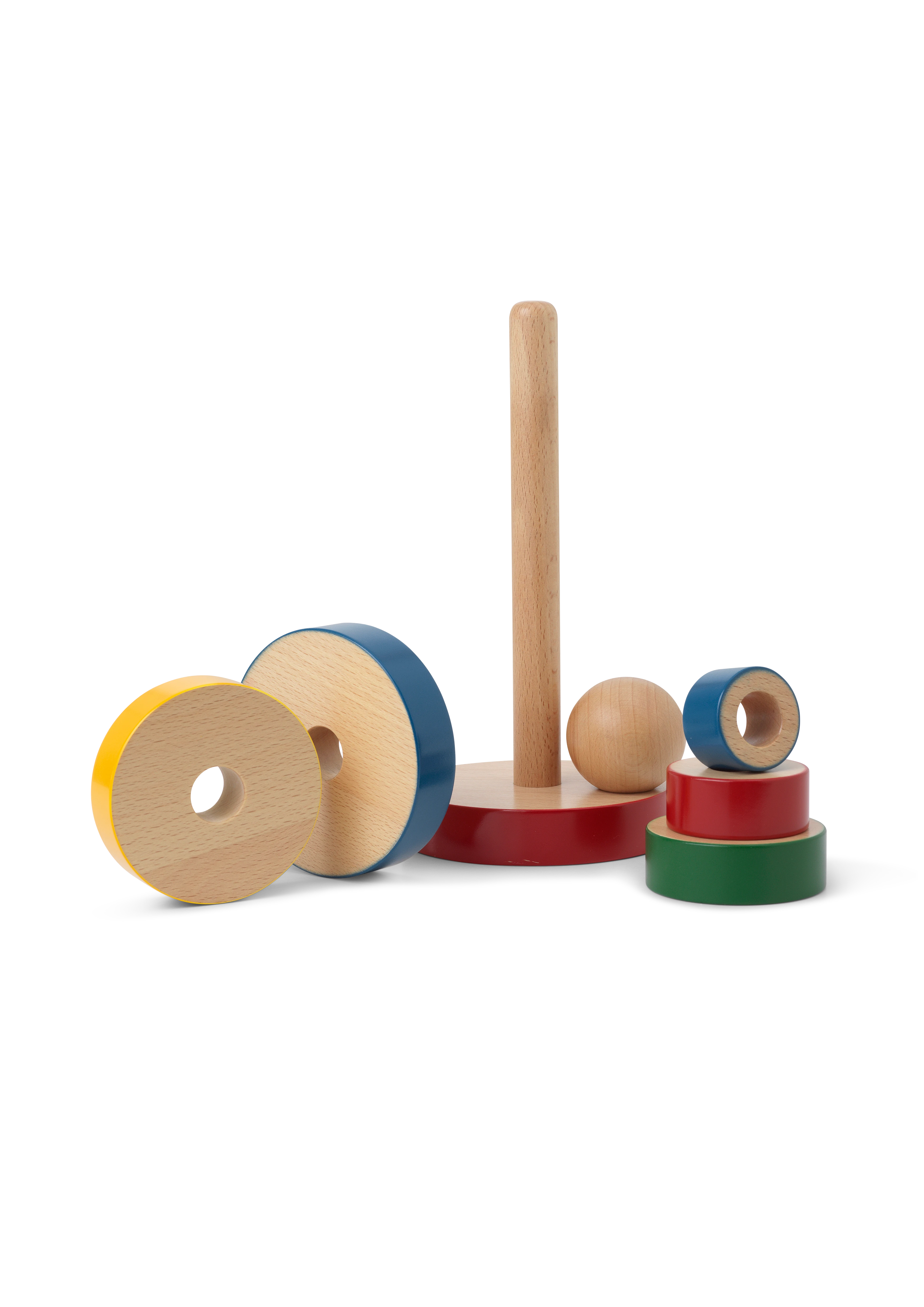 Pyramid Tower Ø11 cm from Kay Bojesen in Multi color, made of Wood