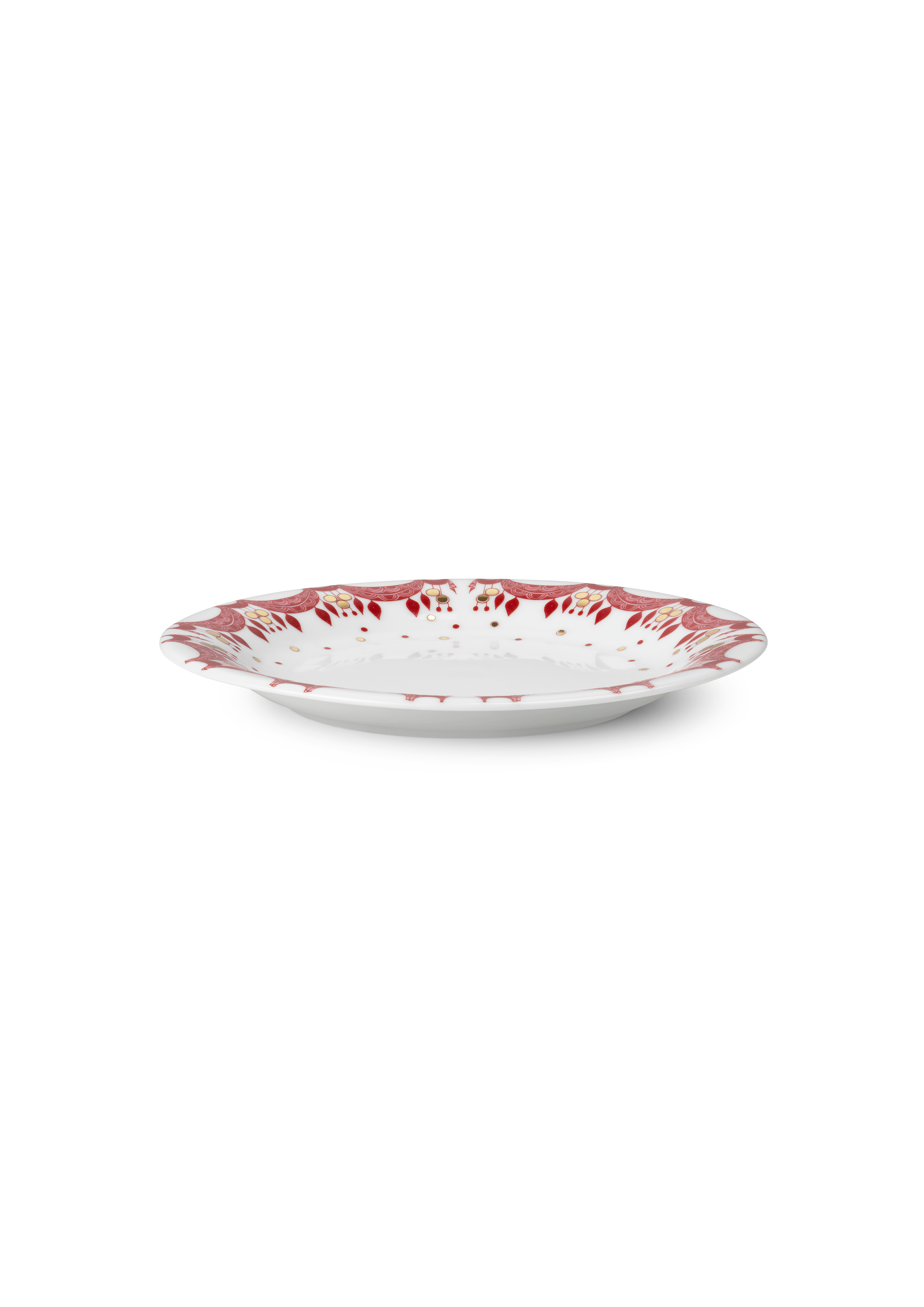 Bjørn Wiinblad Christmas Plate Ø20.5 cm in Red