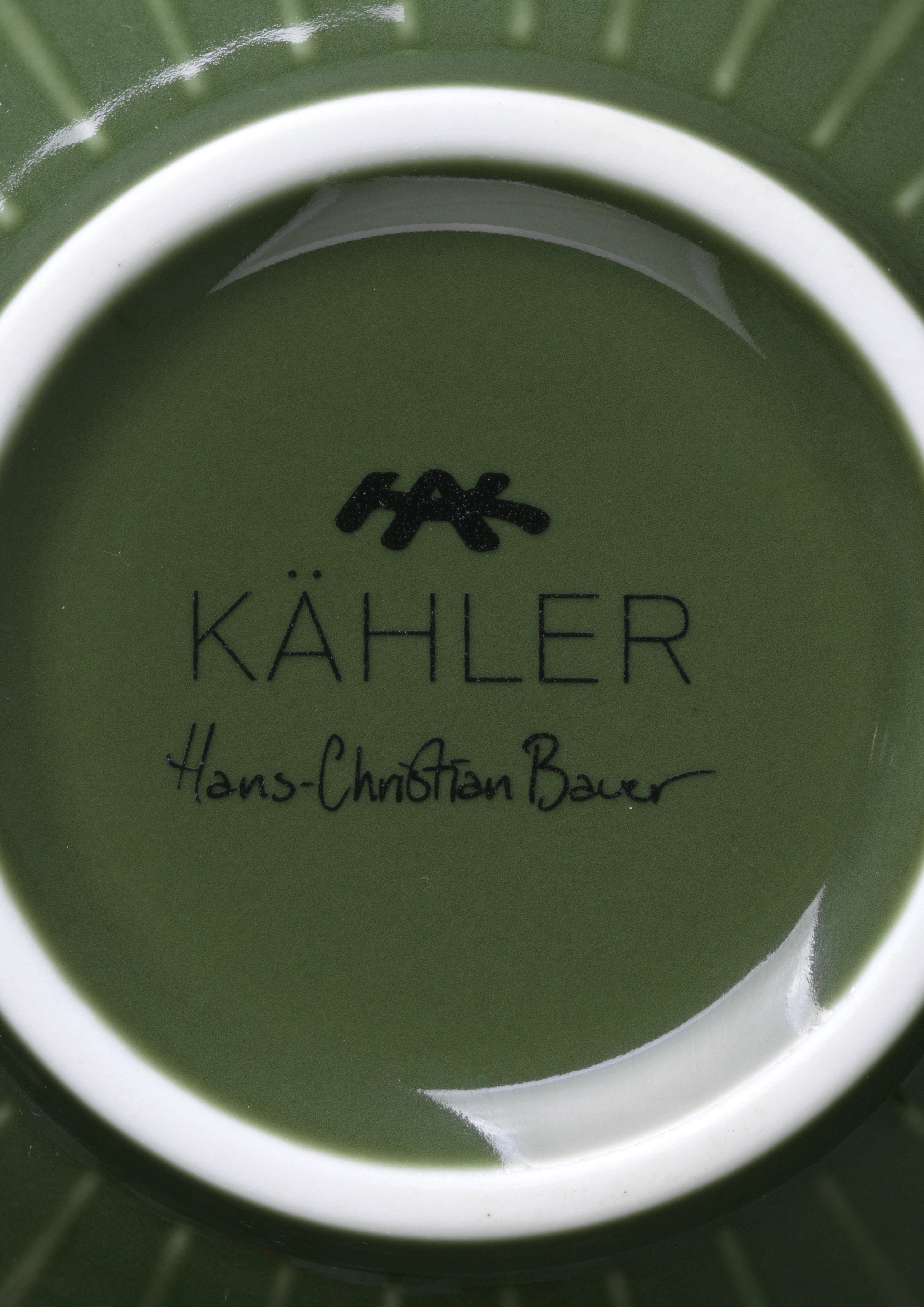 Krus 33 cl fra Kähler i farven Mørk grøn, lavet af Keramik