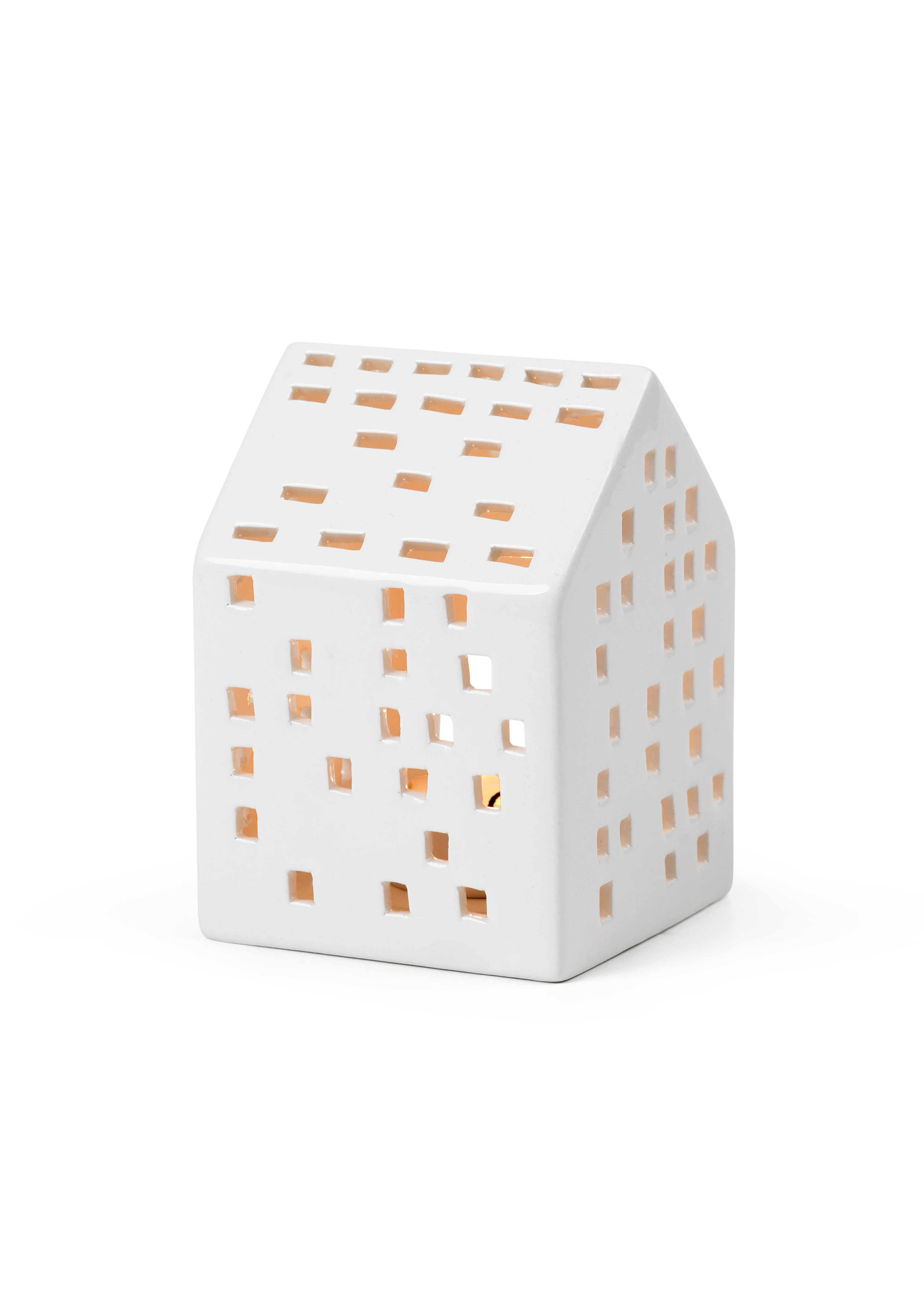 Lichthaus Classic H9.5 von Kähler in der Farbe Weiss, hergestellt aus Keramik