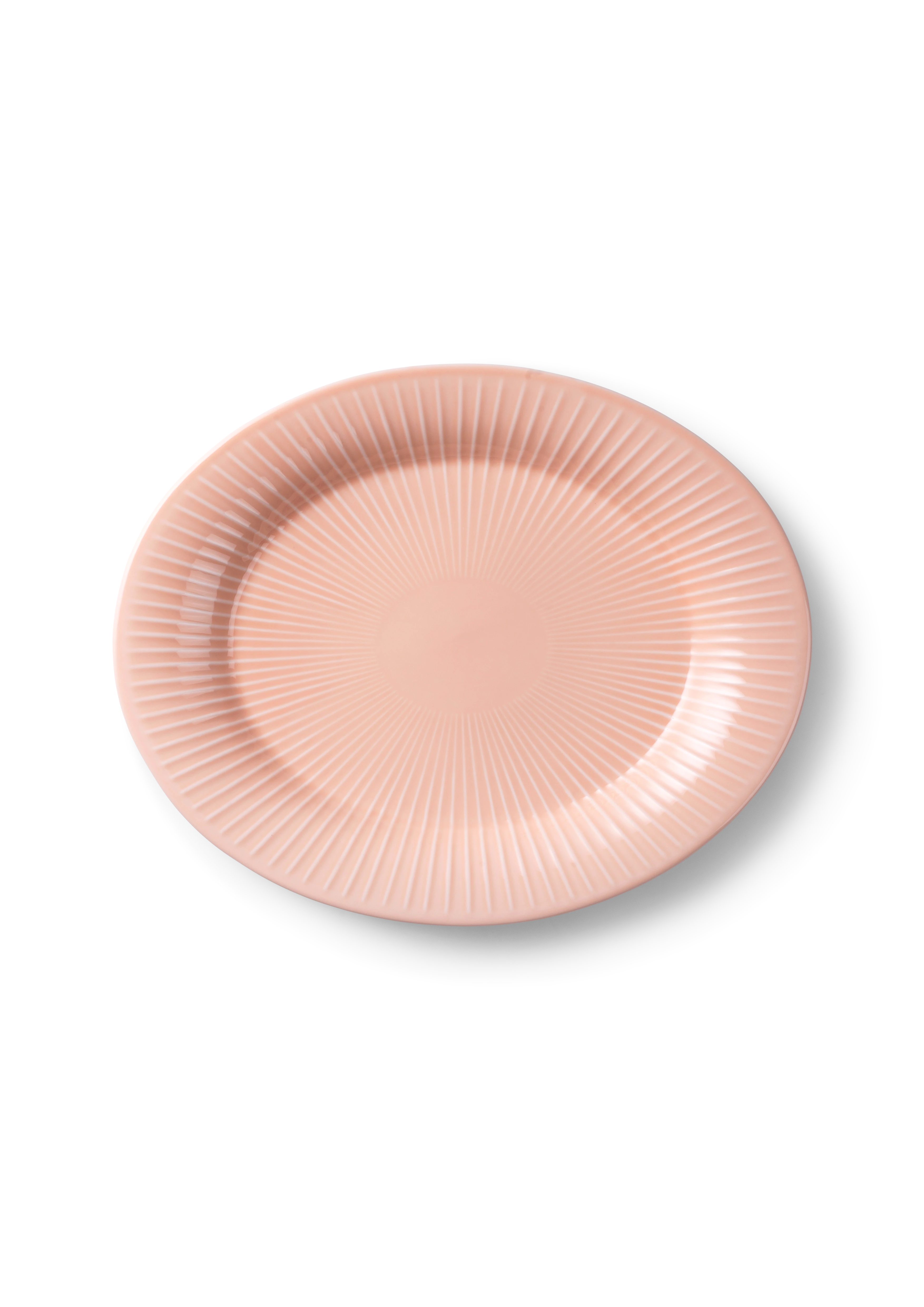 Oval bord skål 28.5x22.5 cm fra Kähler i fargen Nude, laget av Keramikk