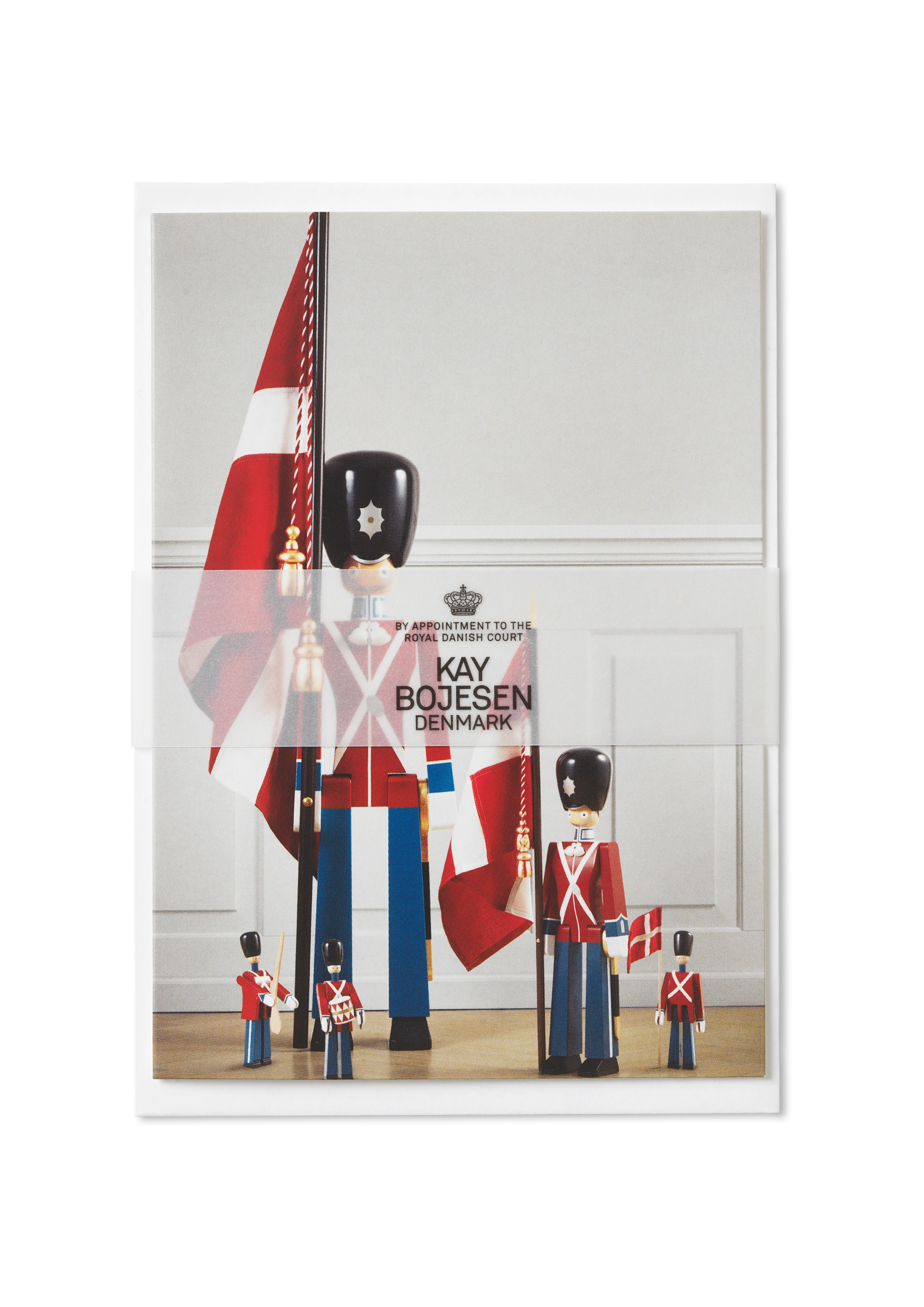 Card A6 Standard-Bearer, all sizes 1 pcs. from Kay Bojesen in Red/Blue/White color, made of Paper