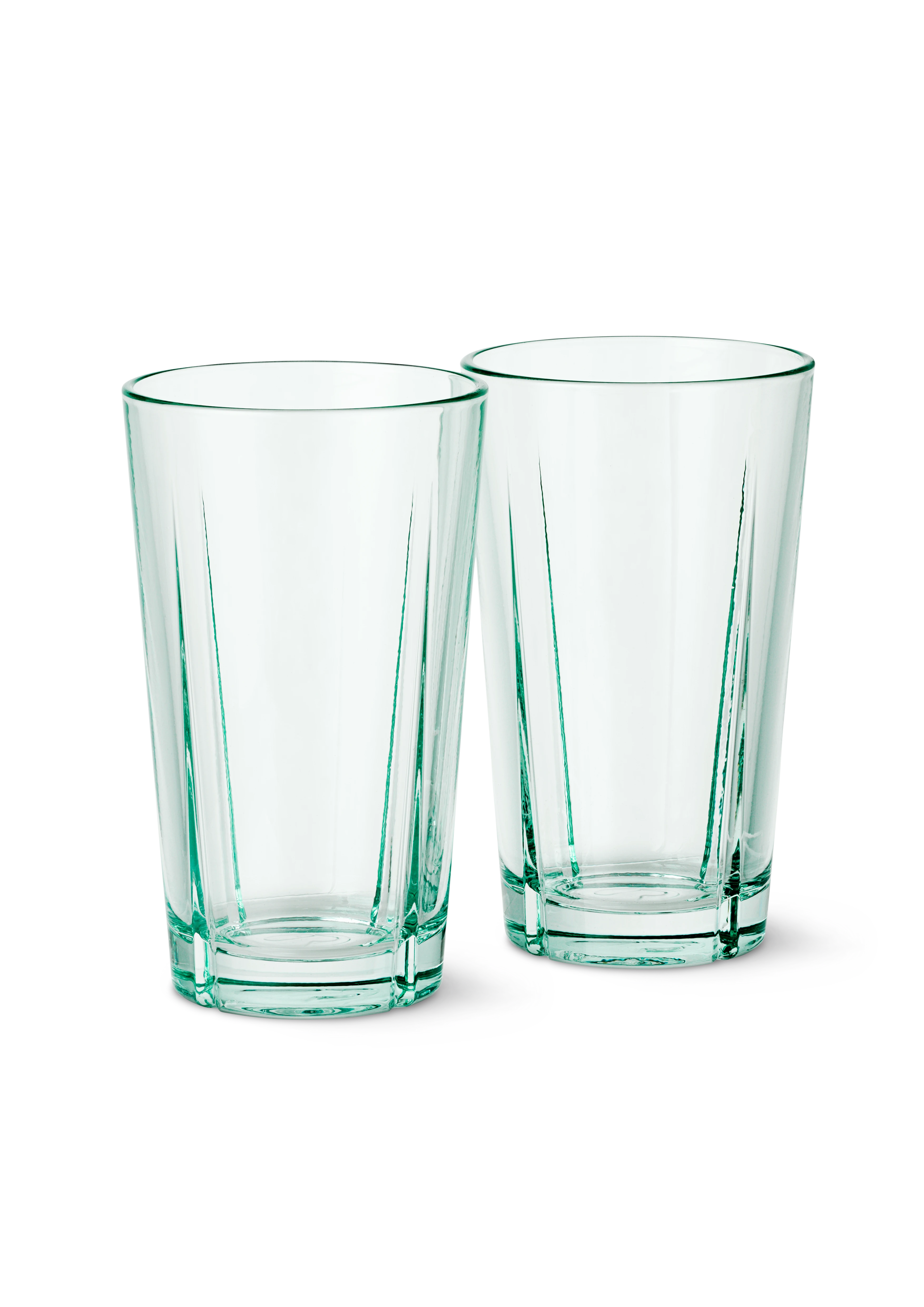 Kaffeglass 37 cl 2 stk. fra Rosendahl i fargen Klart grønt, laget av Glass