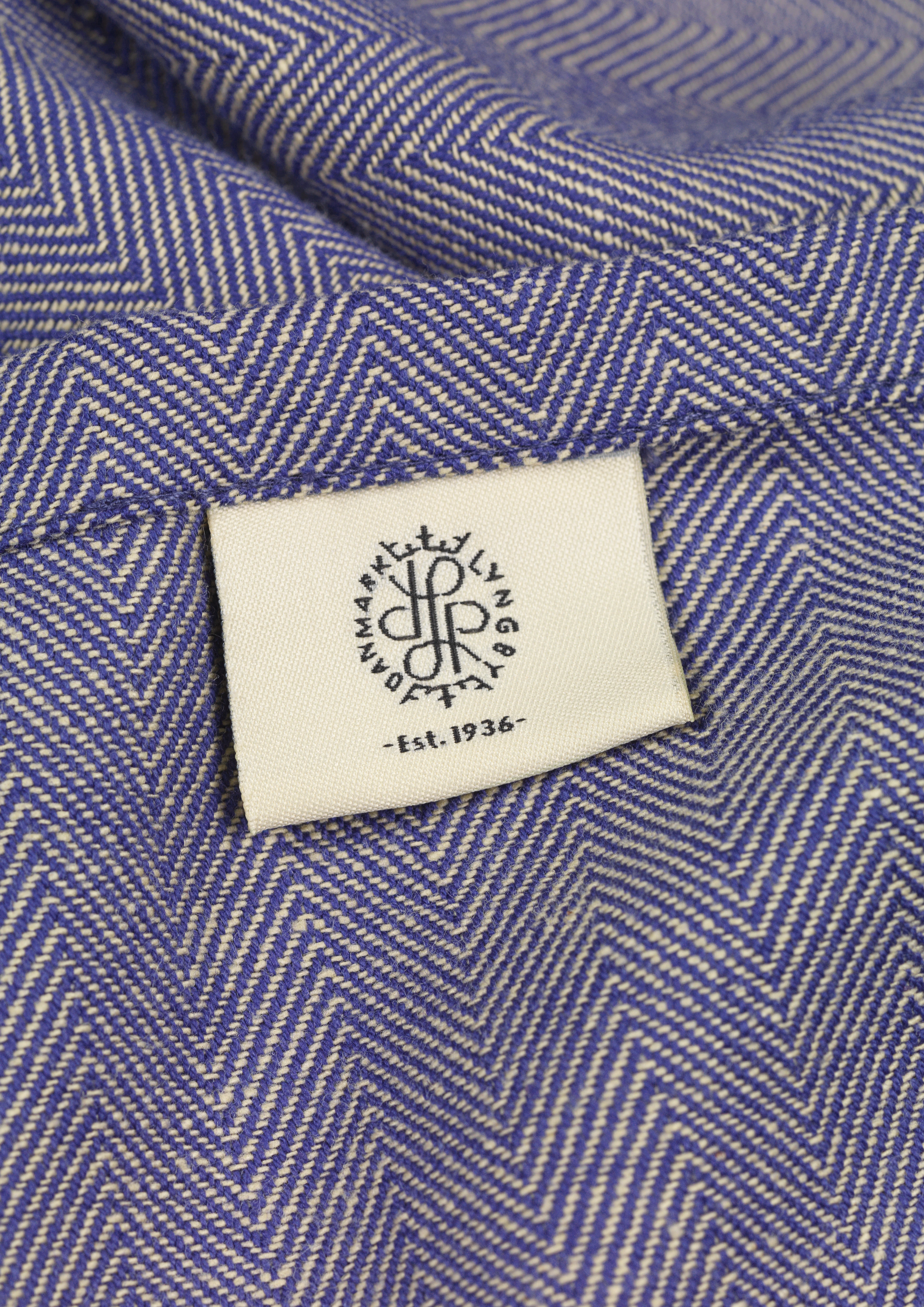 Tischdecke 150x320 cm von Lyngby Porcelæn in der Farbe Blau, hergestellt aus Baumwolle