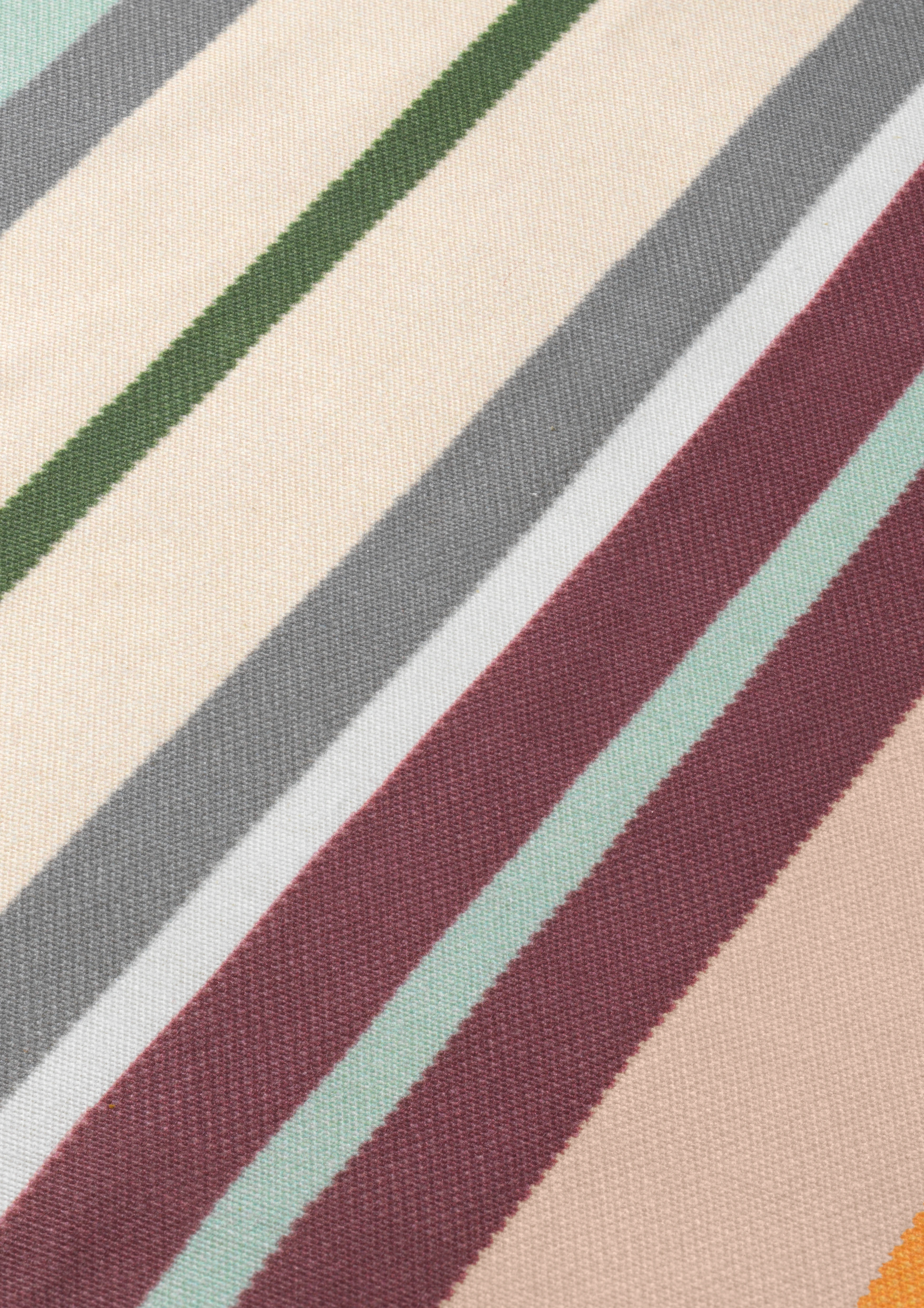 Outdoor Stripe Dækkeserviet 43x30 cm fra Rosendahl i farven Multi, lavet af Bomuldsblanding