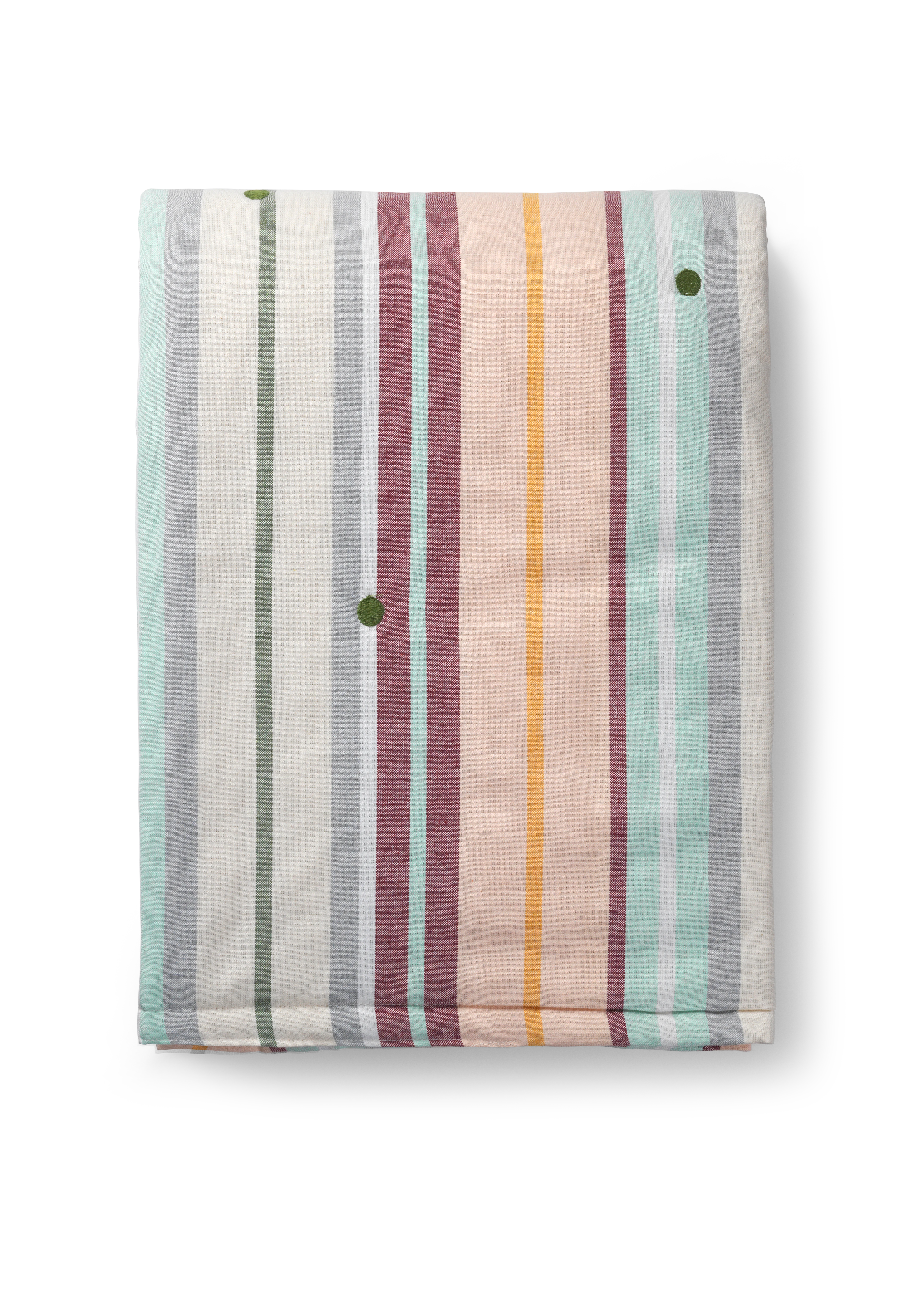 Outdoor Stripe Quilt 130x180 cm from Rosendahl in Multi color, made of Cotton blend