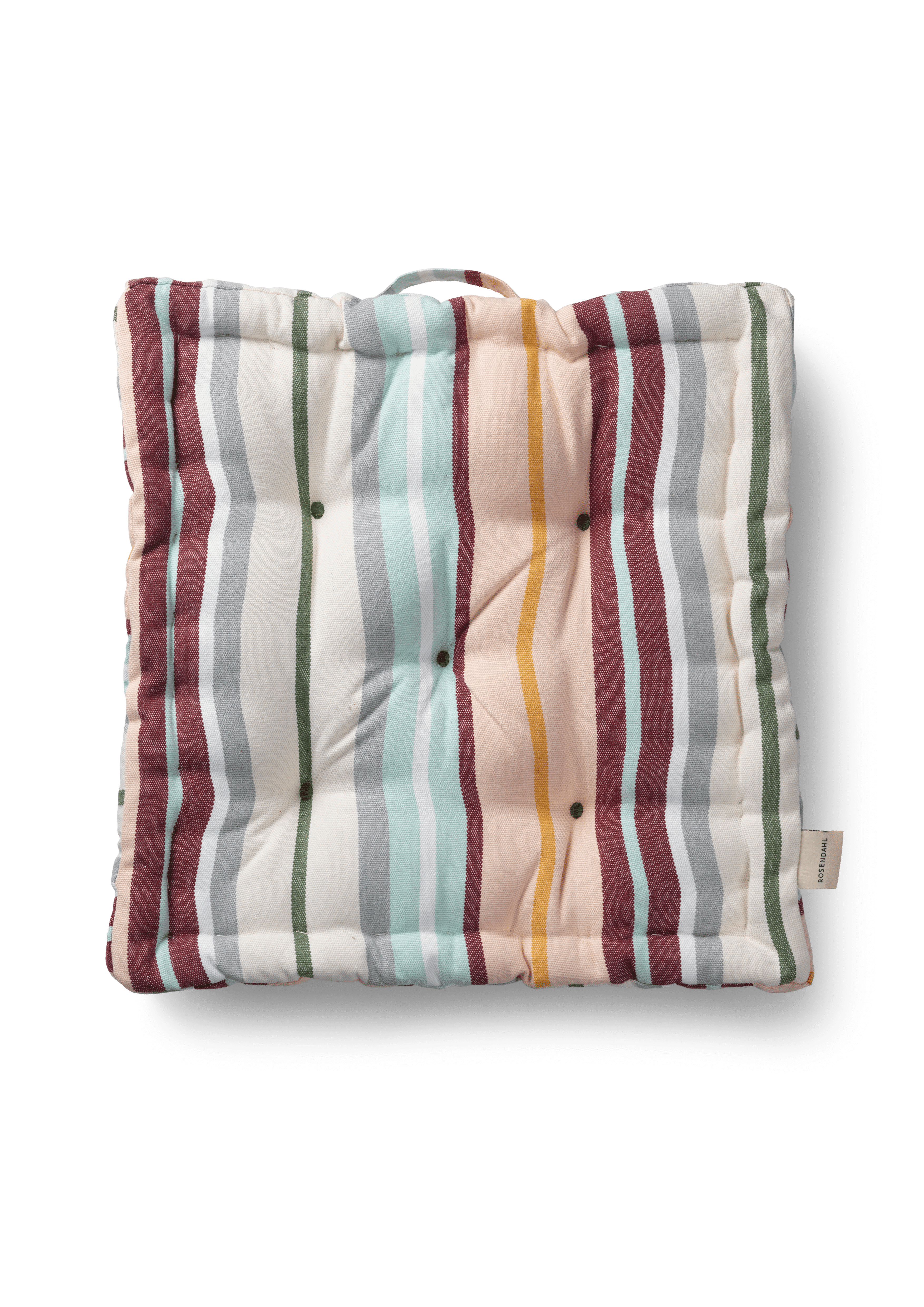 Outdoor Stripe Cushion 40x8x40 cm