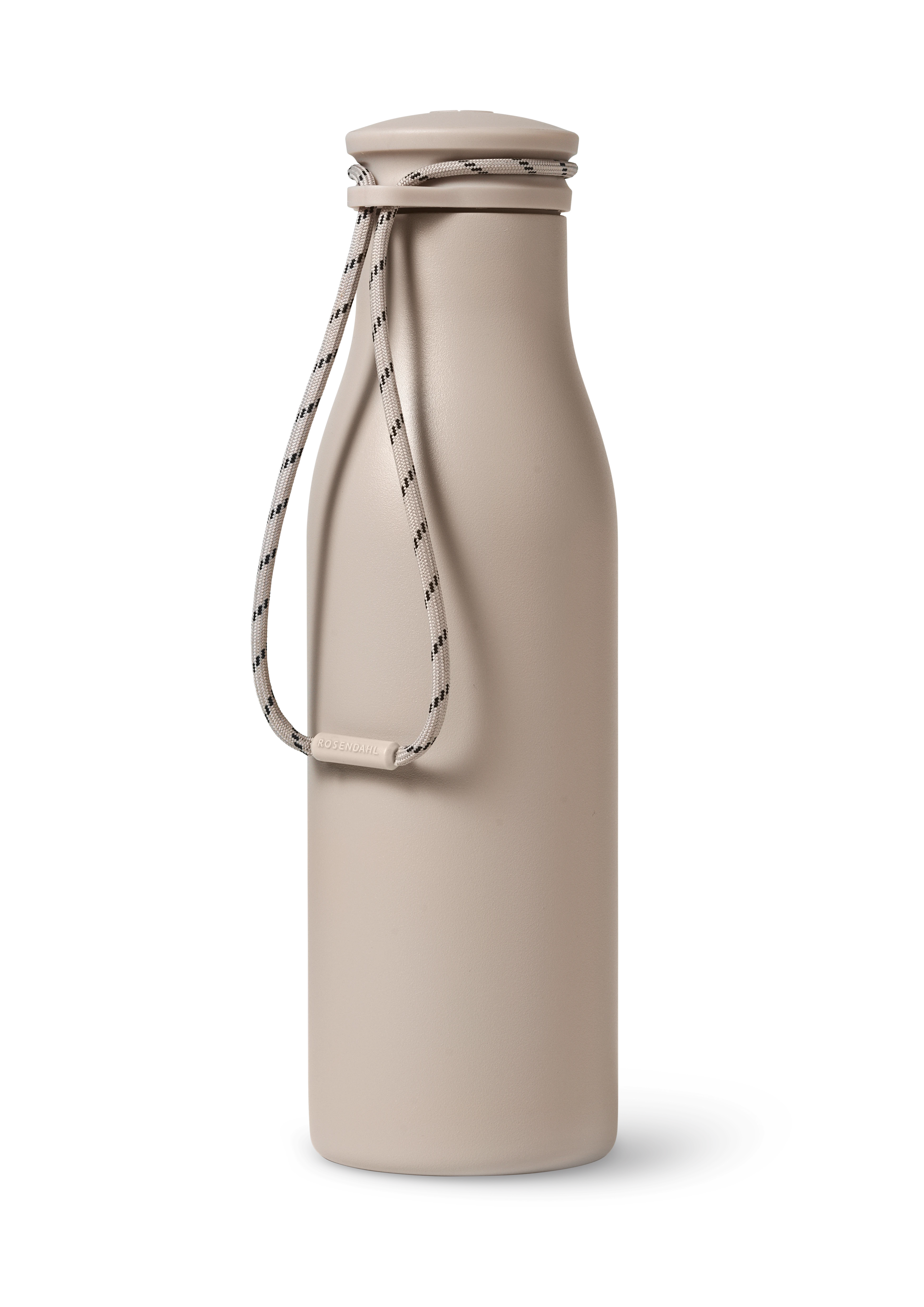 Thermos drinking bottle 50 cl fra Rosendahl i fargen Sand, laget av Metall