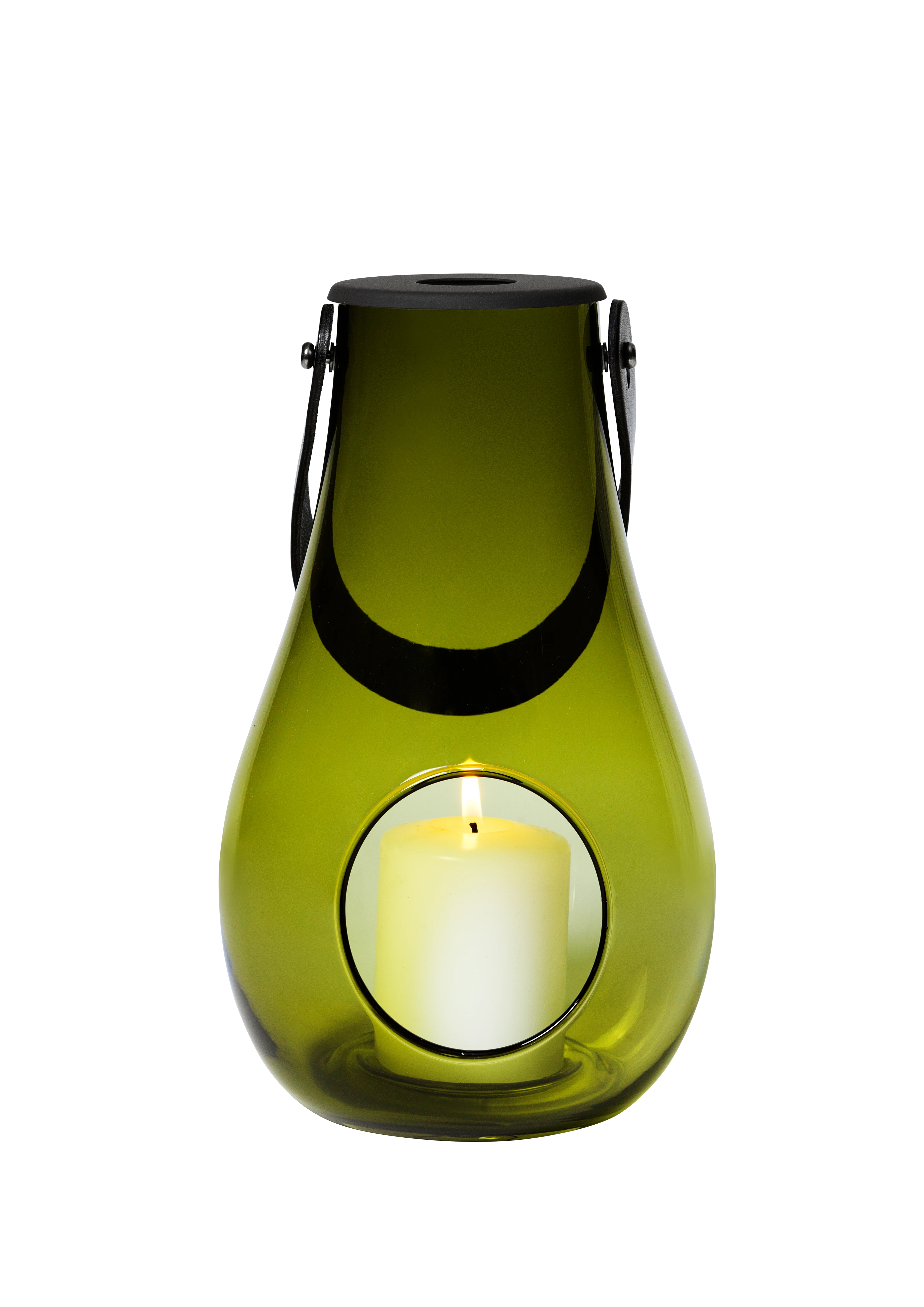 Holmegaard Design With Lights Lantern H25 olive green