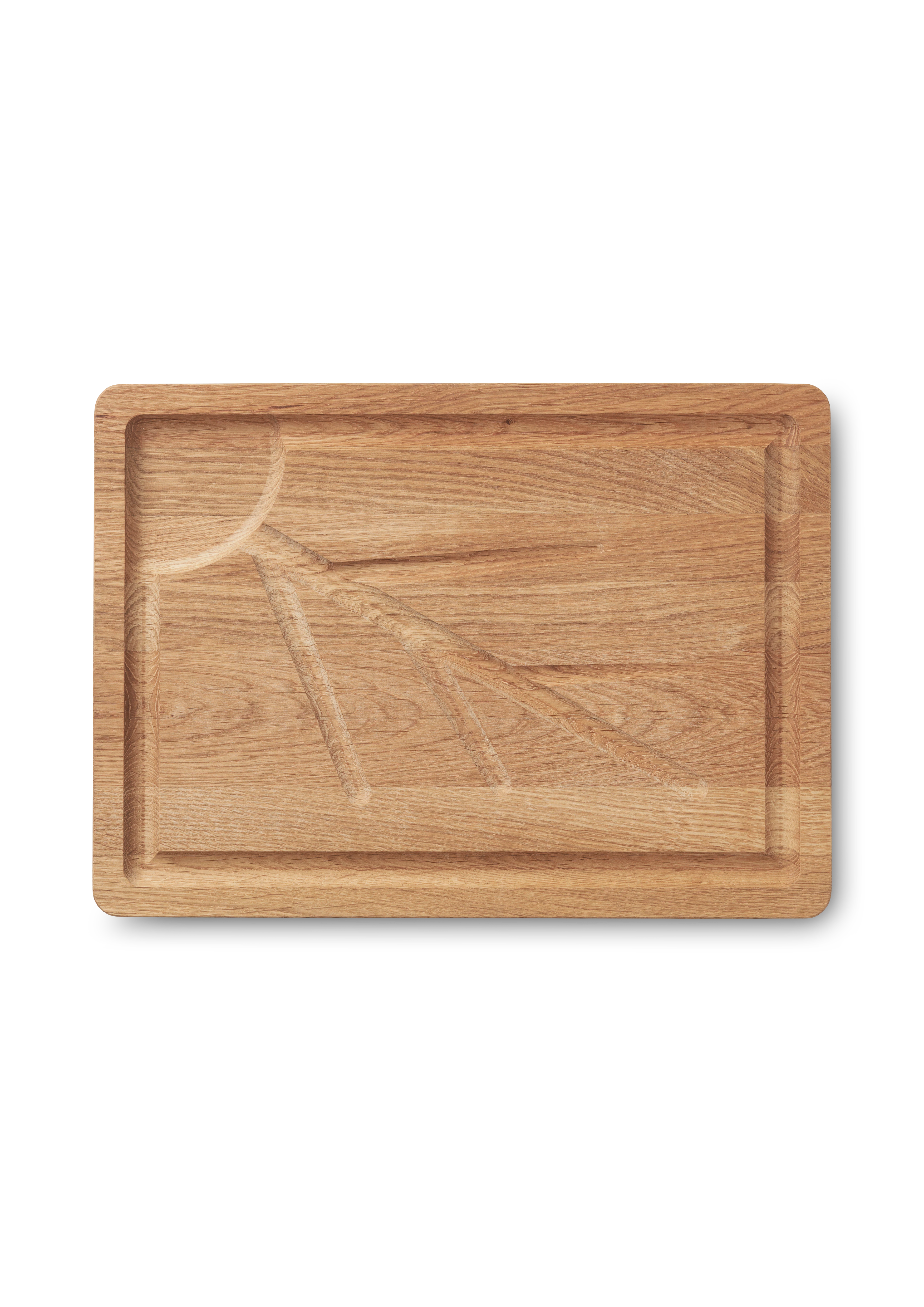 Schneidebrett 40x29 cm von Kay Bojesen in der Farbe Eiche, hergestellt aus Holz