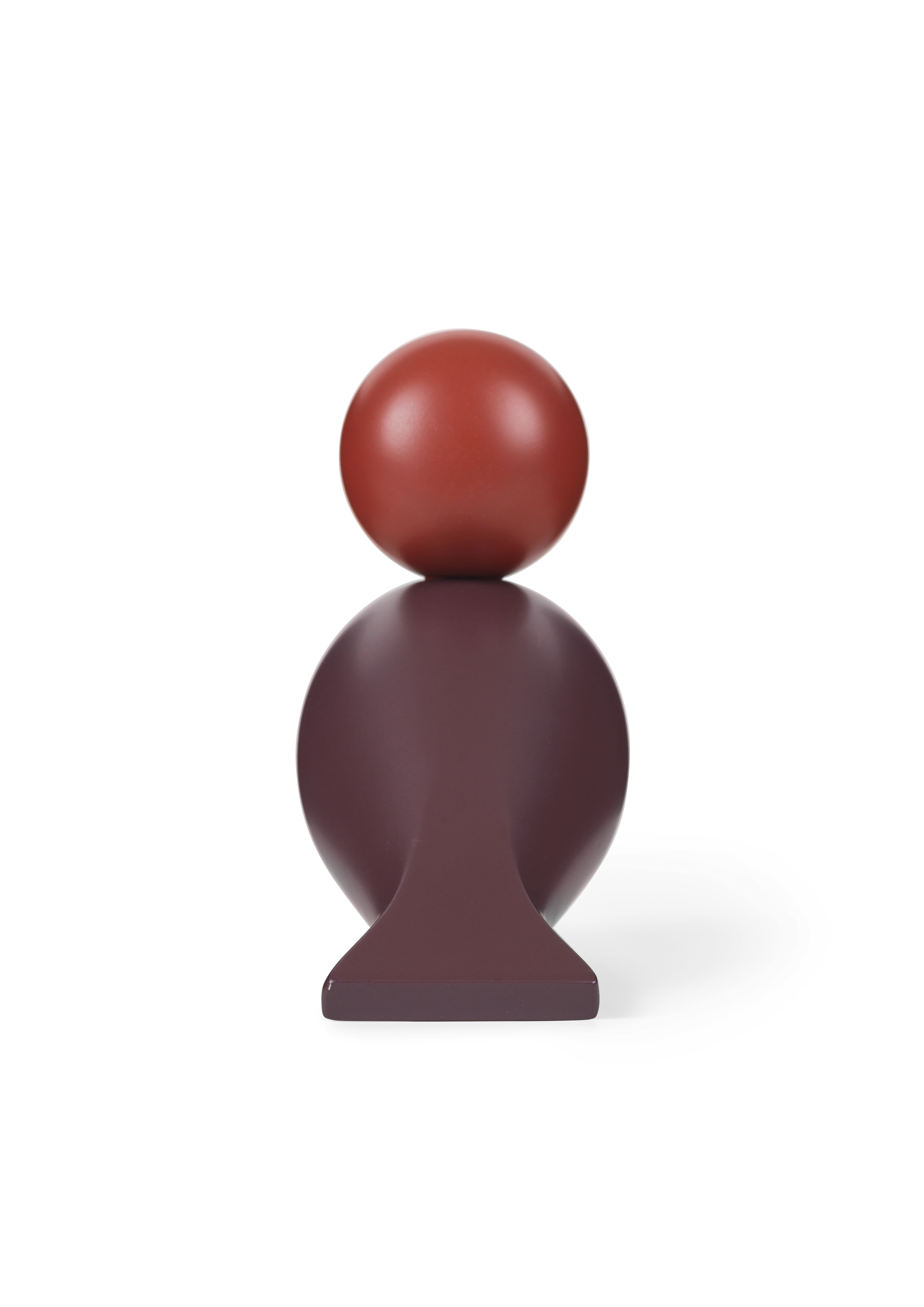 Poppy Year Bird 2022 H12.5 cm fra Kay Bojesen i fargen Burgunder, laget av Tre