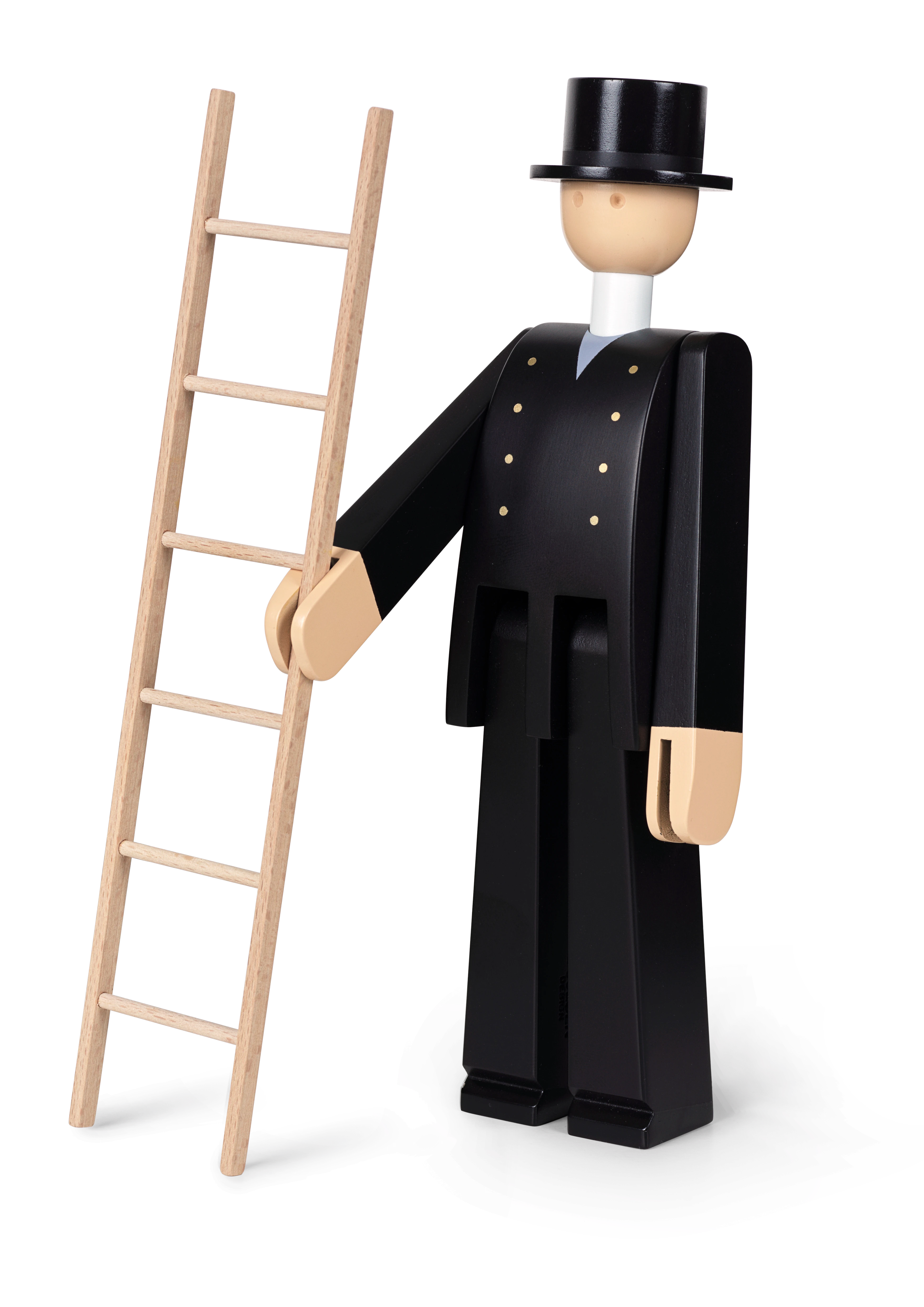 Schornsteinfeger H20.5 von Kay Bojesen in der Farbe Schwarz, hergestellt aus Holz