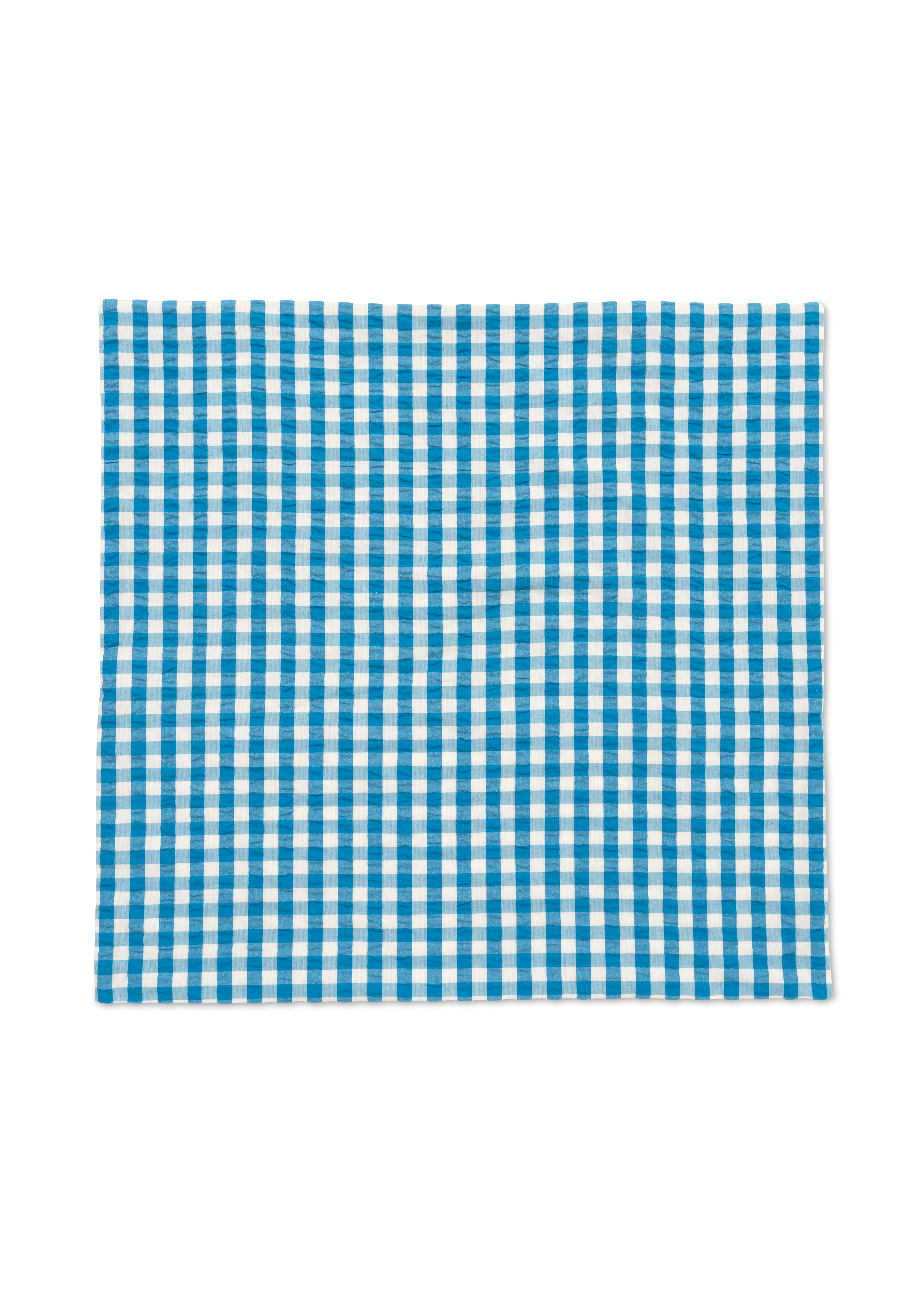 Örngott 63x60 cm från JUNA i färgen Blå/Björk, tillverkad av Bomull