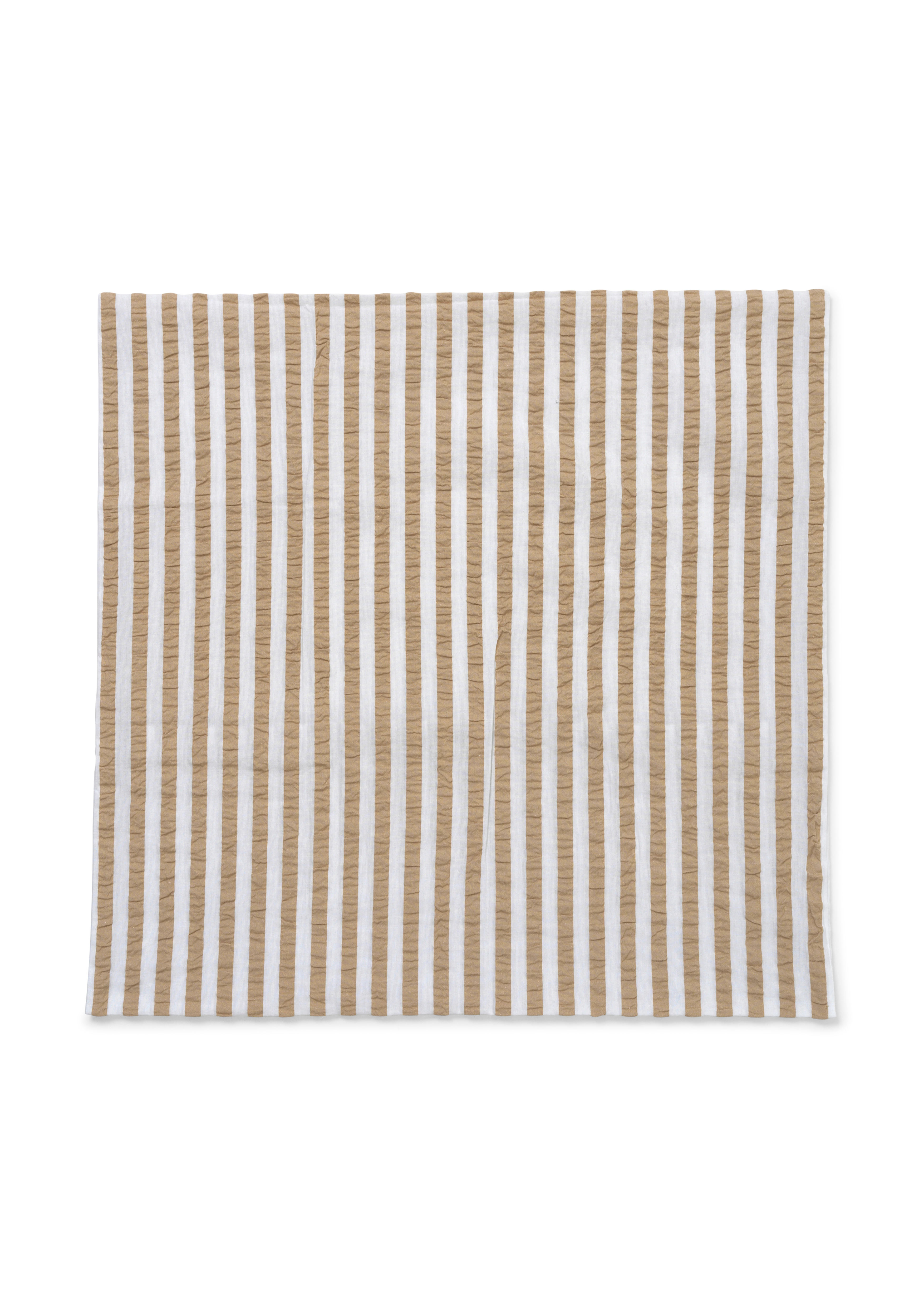 Örngott 63x60 cm från JUNA i färgen Sand/Vit, tillverkad av Bomull