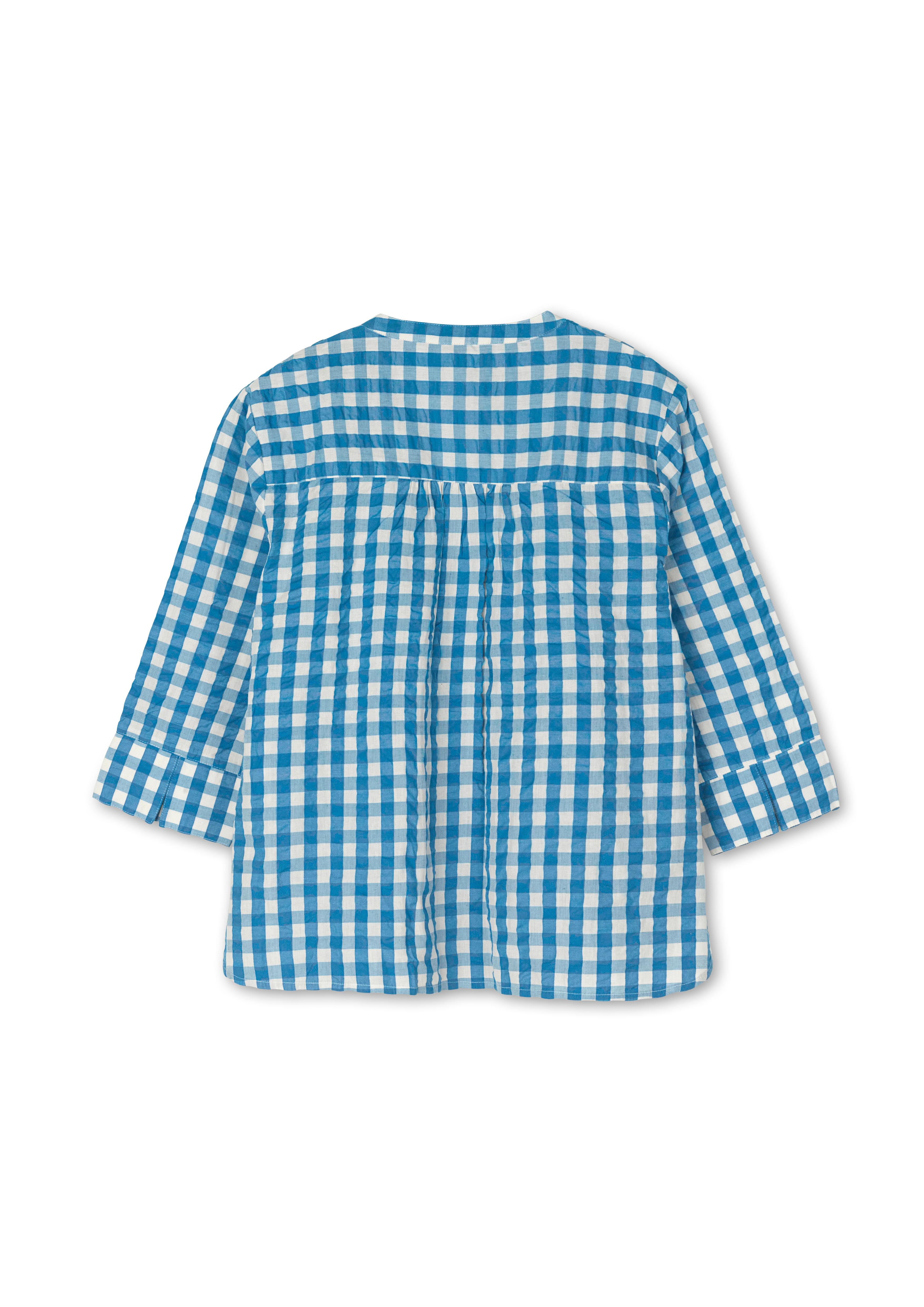 Irene shirt M/L från JUNA i färgen Blå/Björk, tillverkad av Bomull