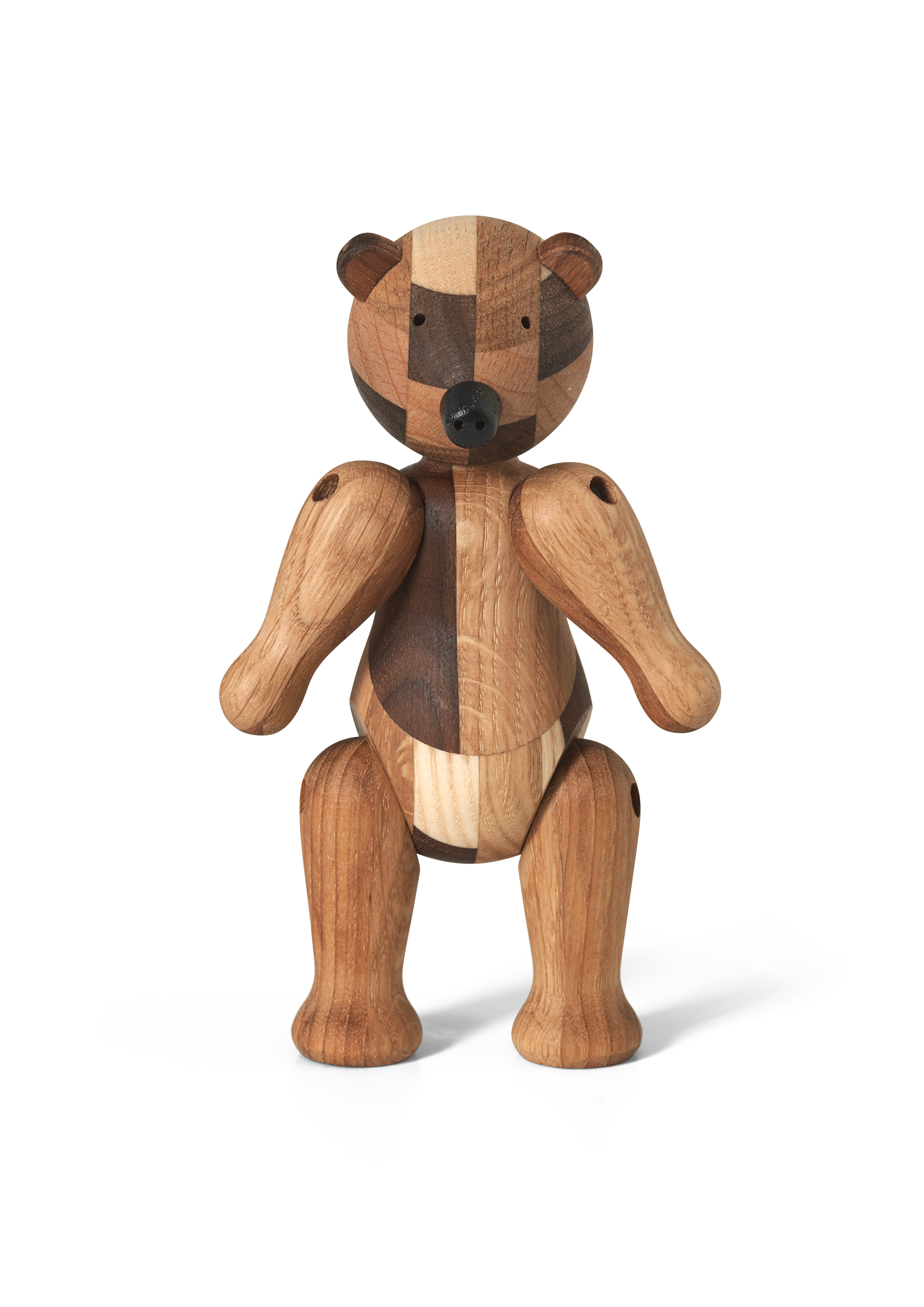 Reworked Anniversary Björn liten från Kay Bojesen i färgen Mixed wood, tillverkad av Trä
