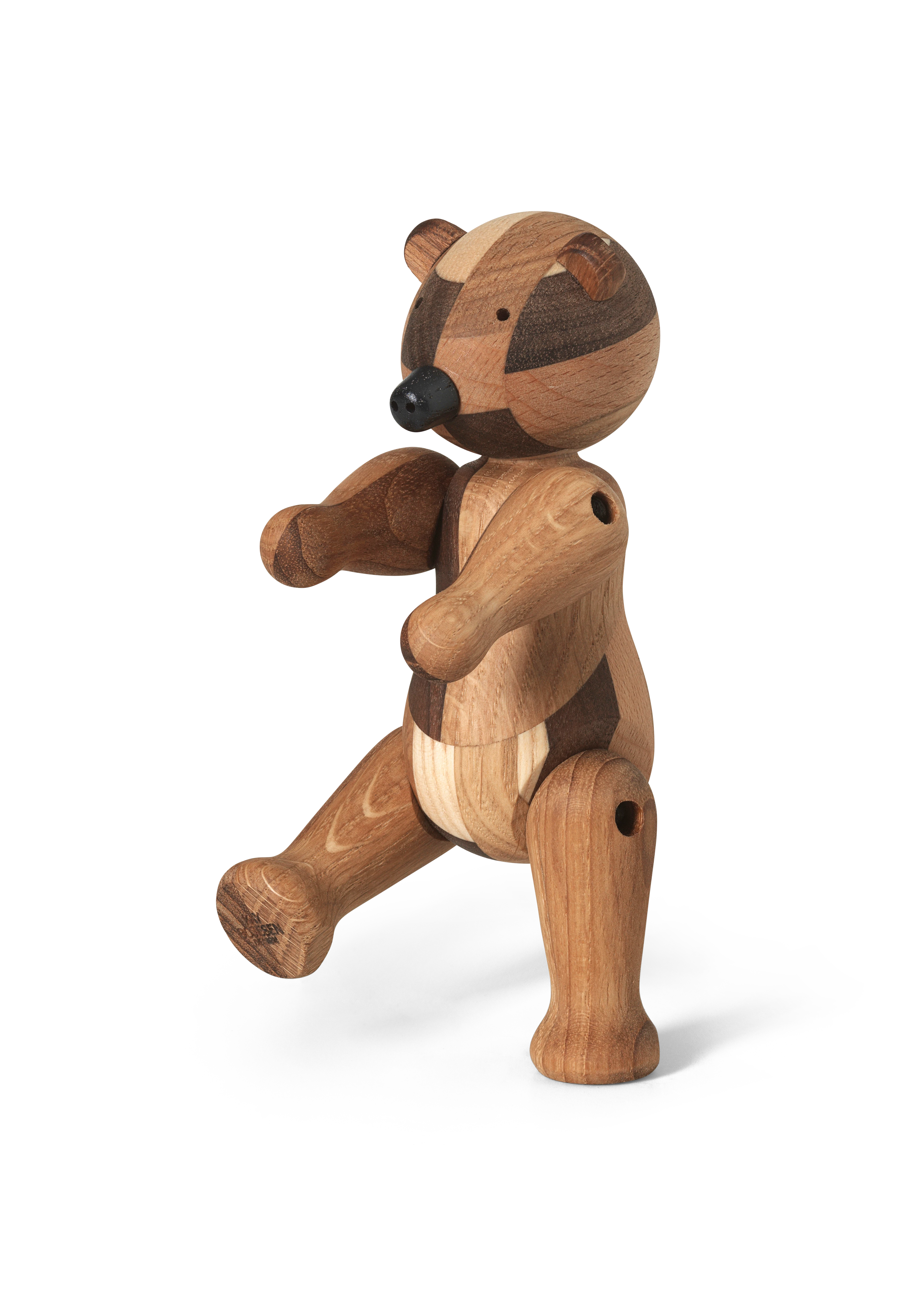 Reworked Anniversary Björn liten från Kay Bojesen i färgen Mixed wood, tillverkad av Trä