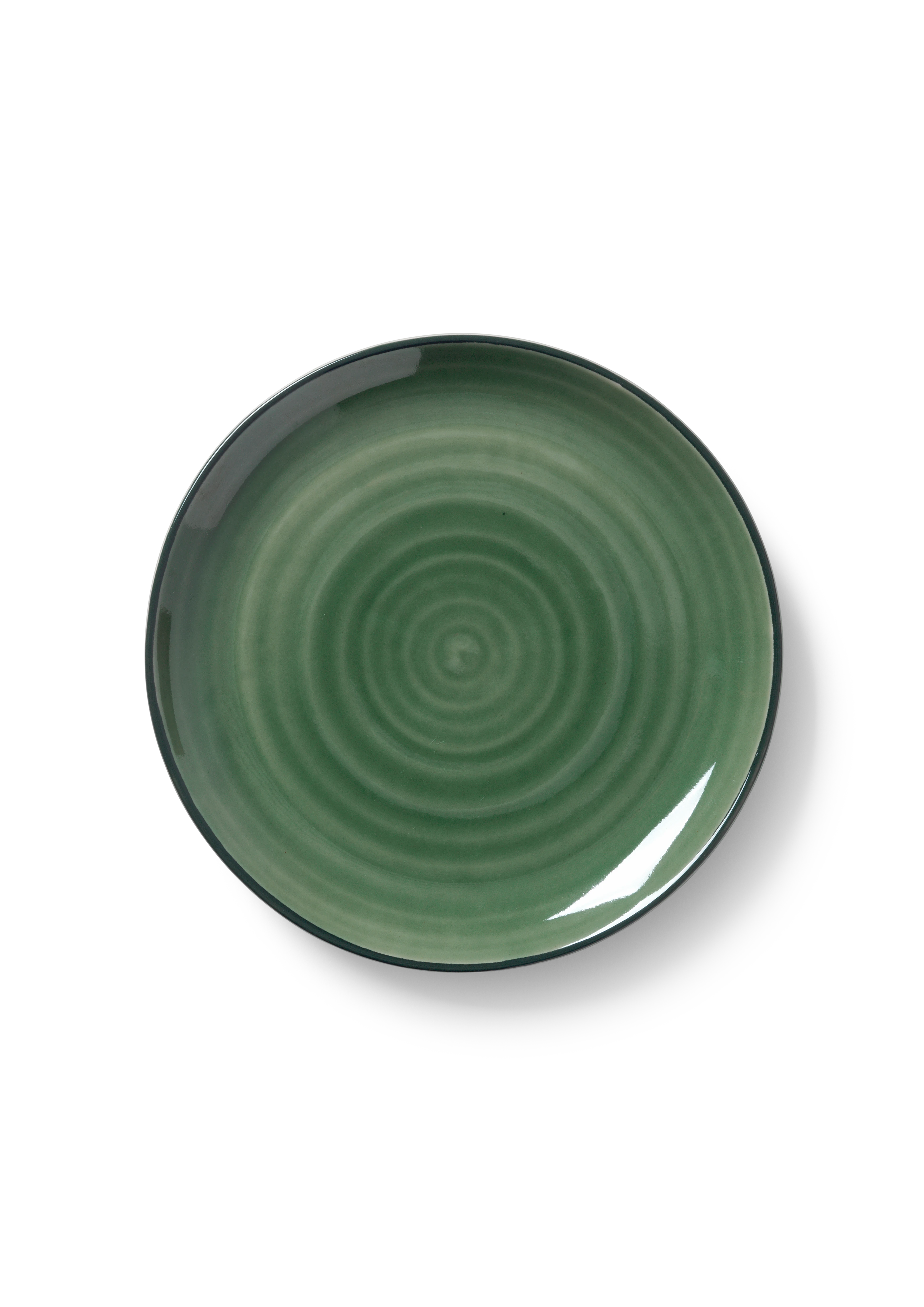 Plate Ø19 cm from Kähler  in Sage green color, made of Ceramics