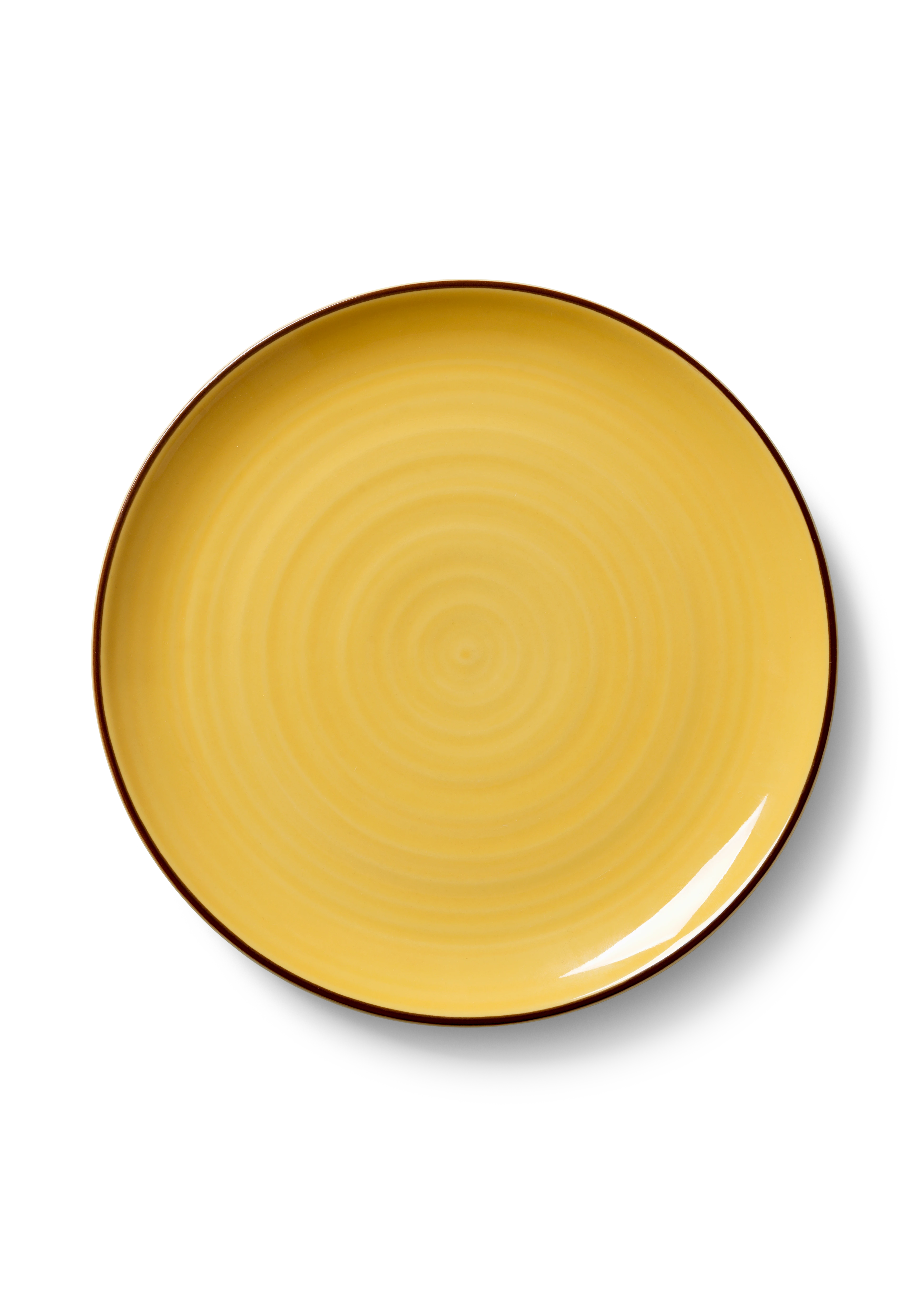 Tallerken Ø27 cm fra Kähler i fargen Saffron yellow, laget av Keramikk
