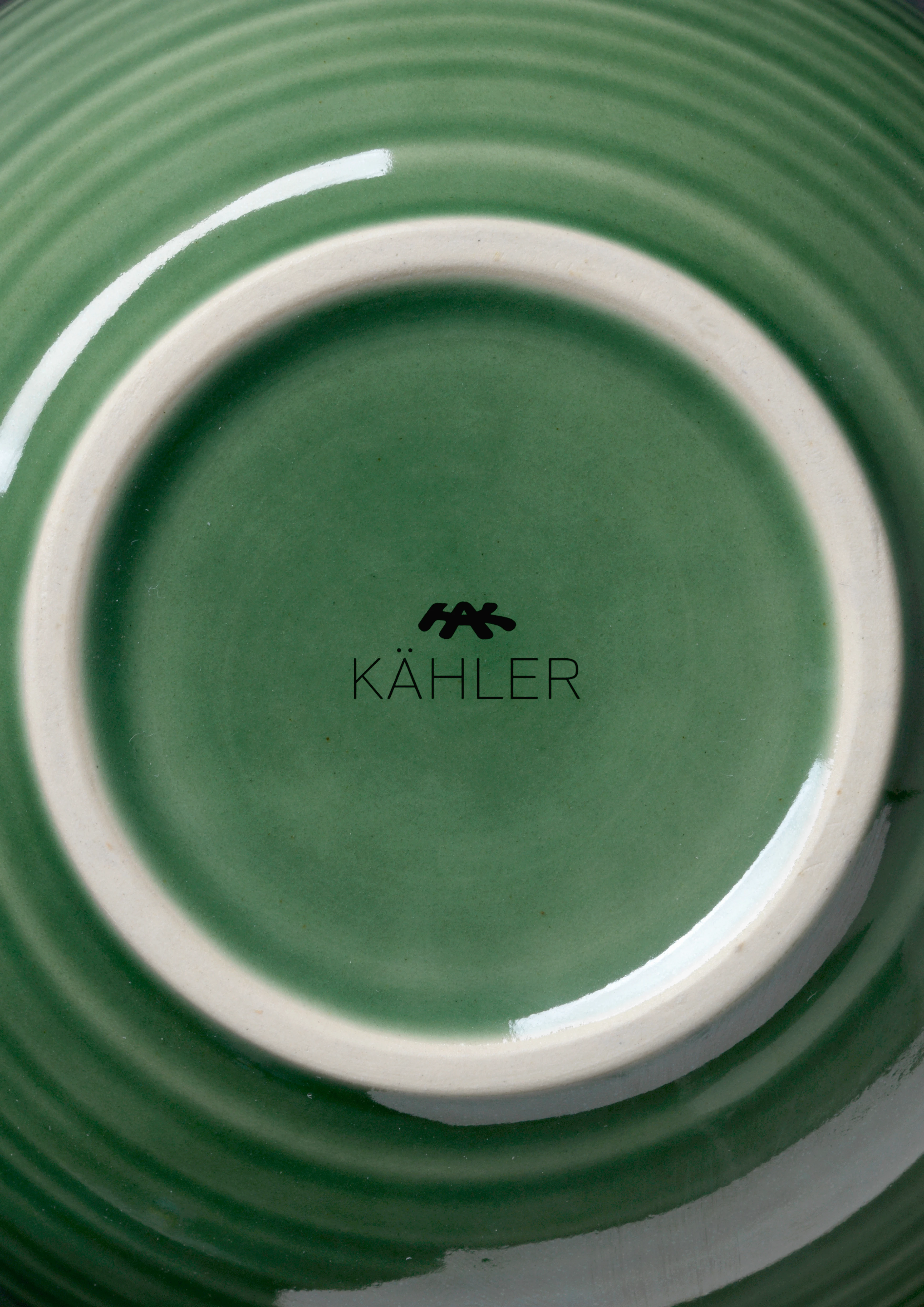 Bowl Ø15 cm from Kähler in Sage green color, made of Ceramics