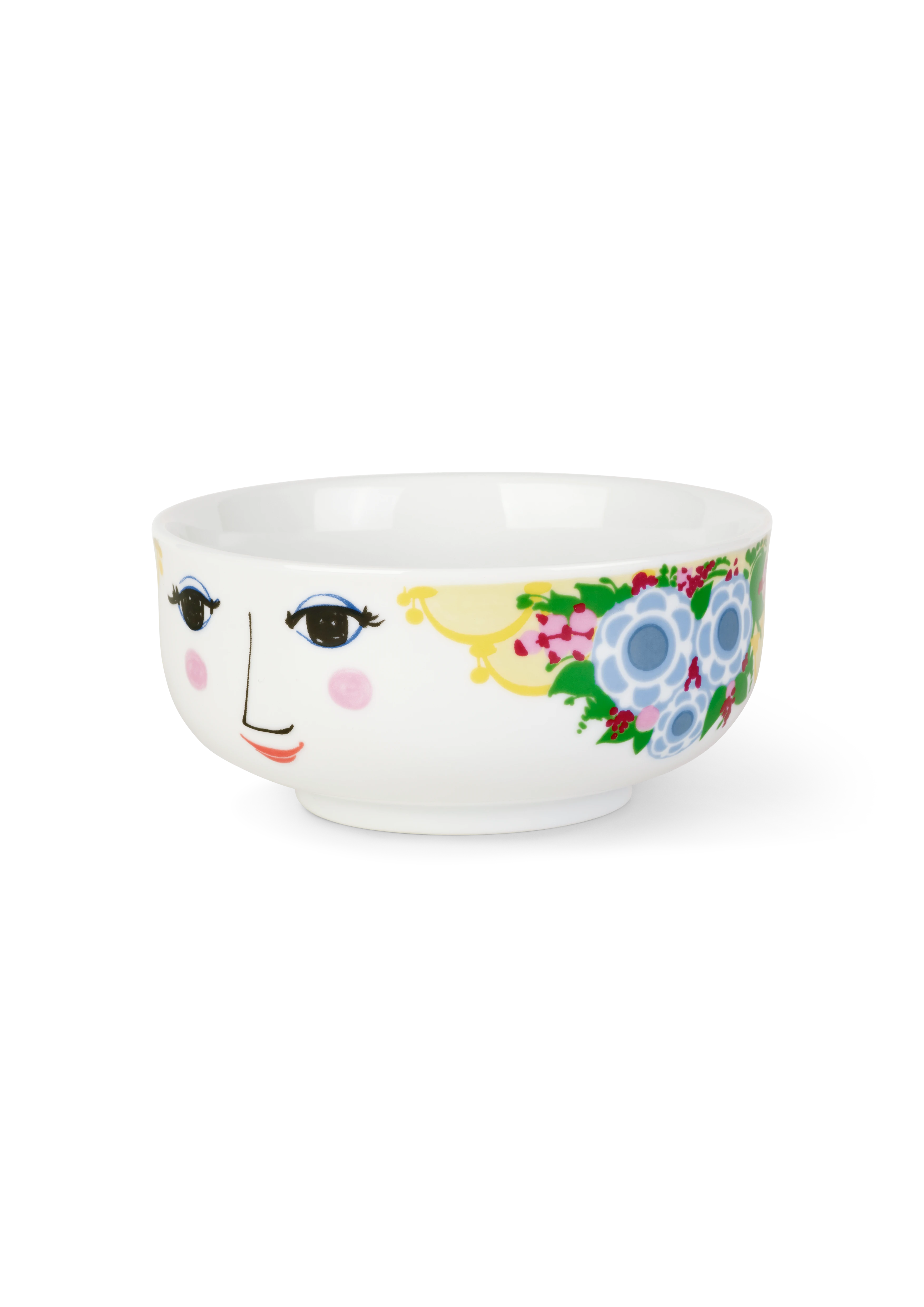 Bowl Ø14.5 cm from Bjørn Wiinblad in Yellow color, made of Ceramics