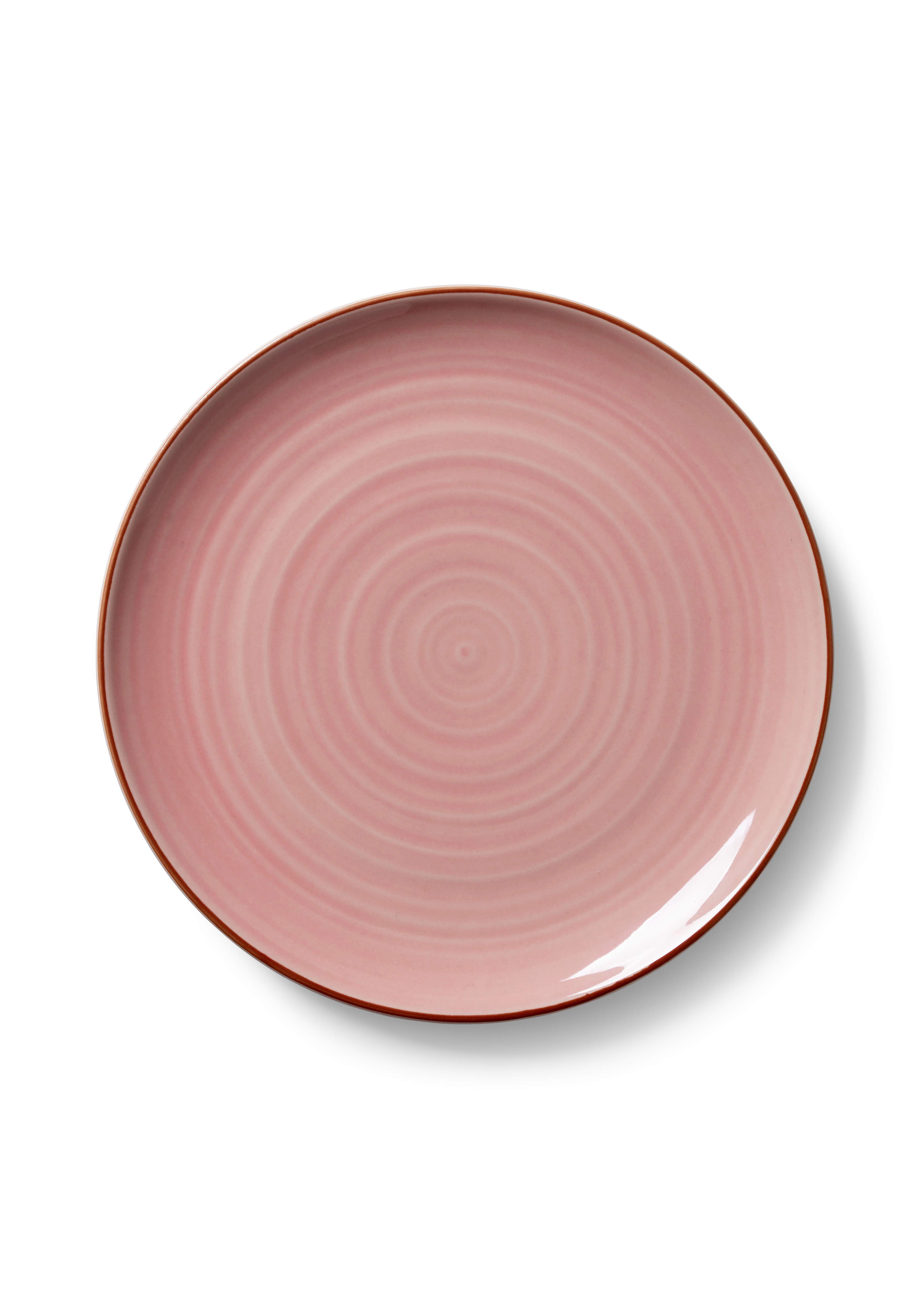 Plate Ø27 cm from Kähler  in Apple rose color, made of Ceramics