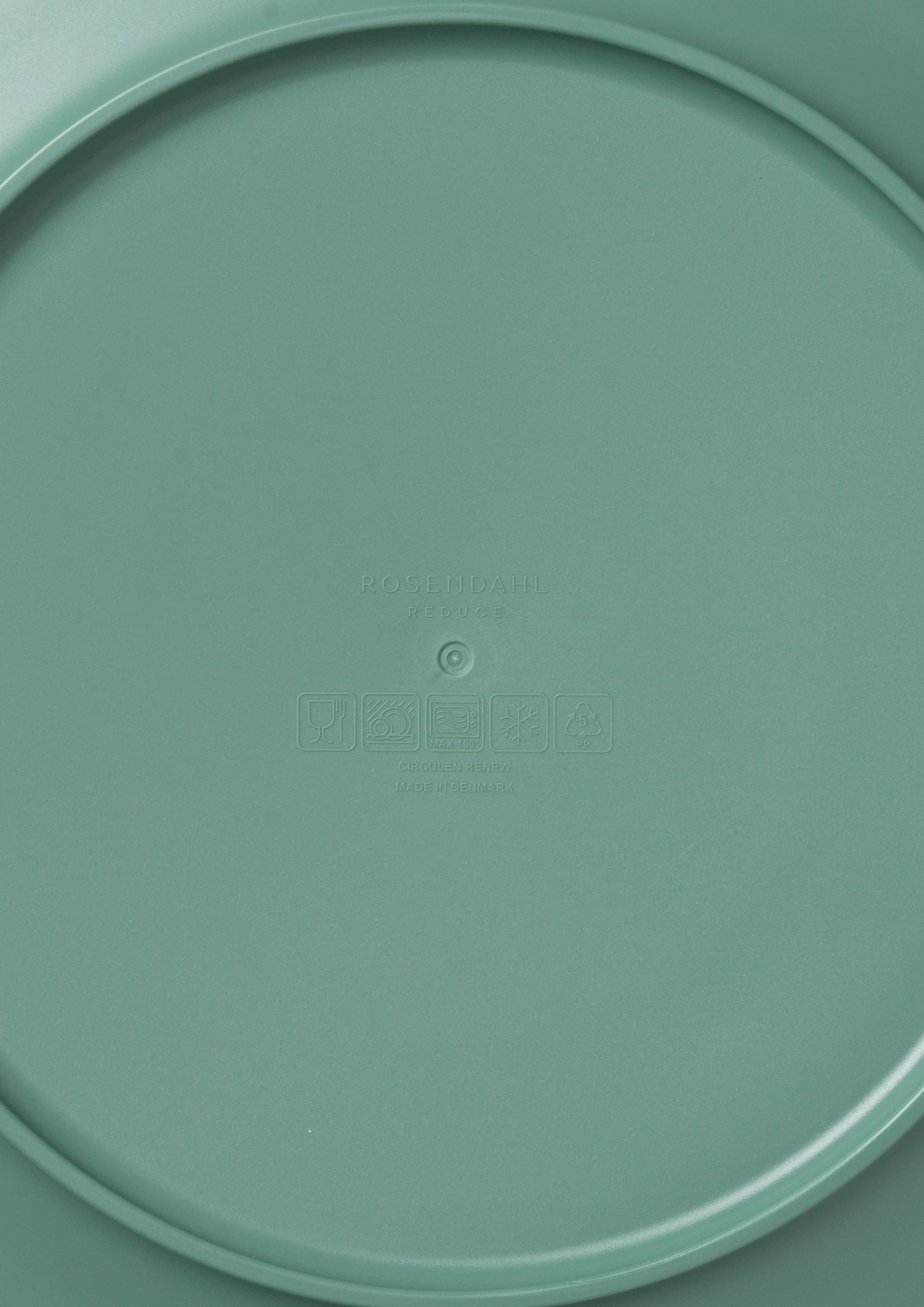 Plate Ø26 cm 2 pcs. from Rosendahl in Dusty green color, made of Plastic