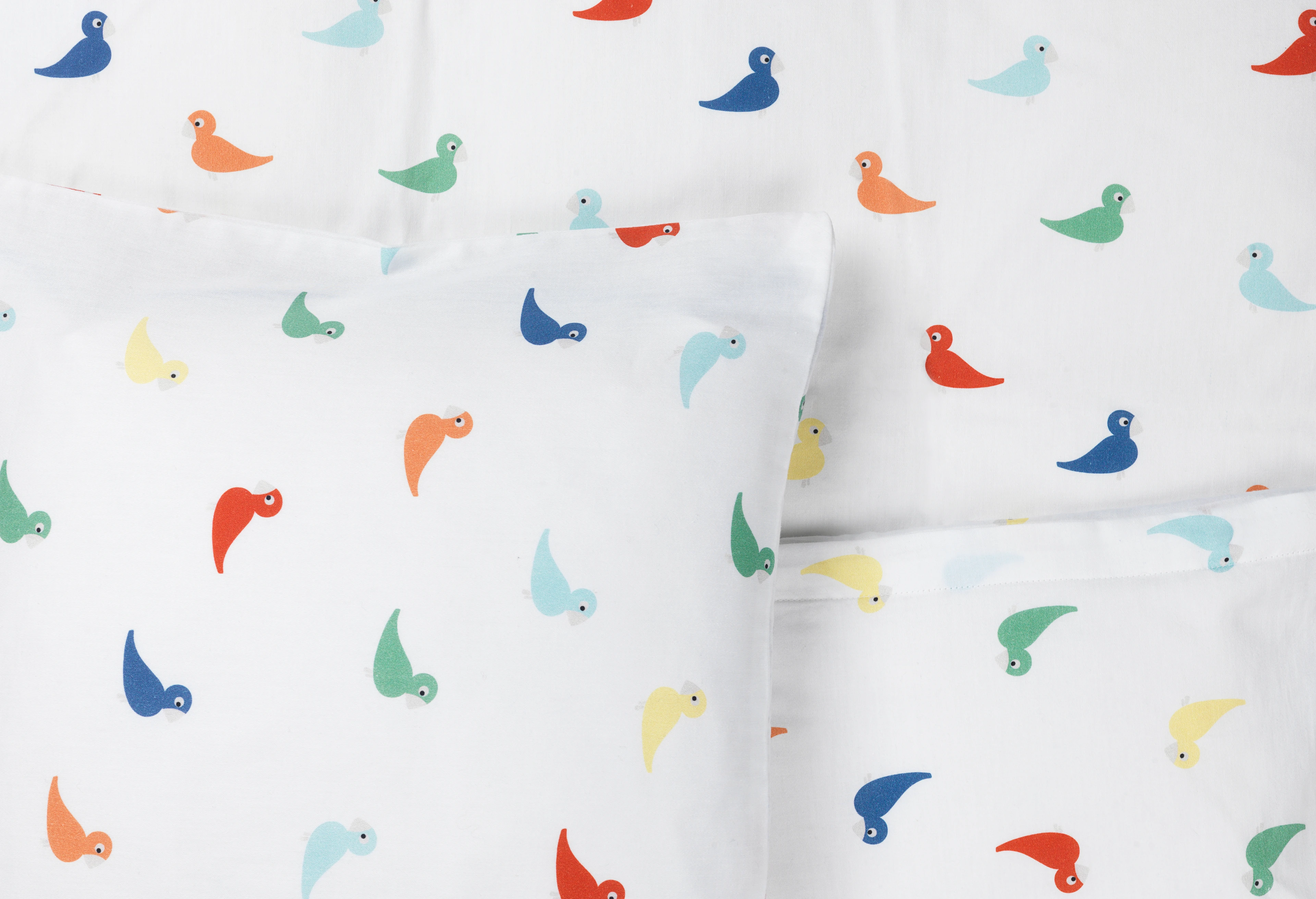 Bed linen Songbird Spjälsäng 100x130cm SE from Kay Bojesen in Multi color, made of Cotton sateen