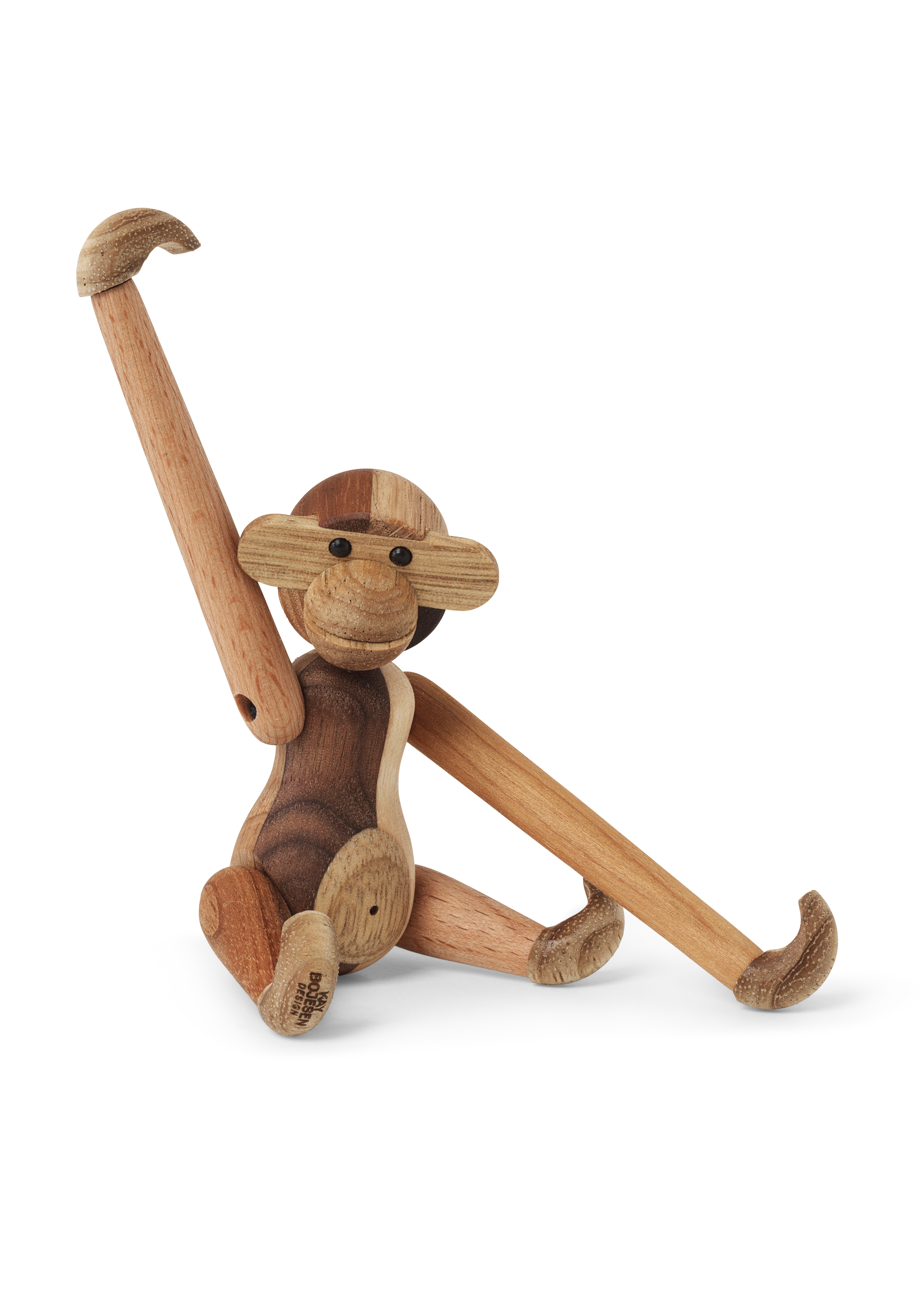 Reworked Apa mini från Kay Bojesen i färgen Mixed wood, tillverkad av Trä