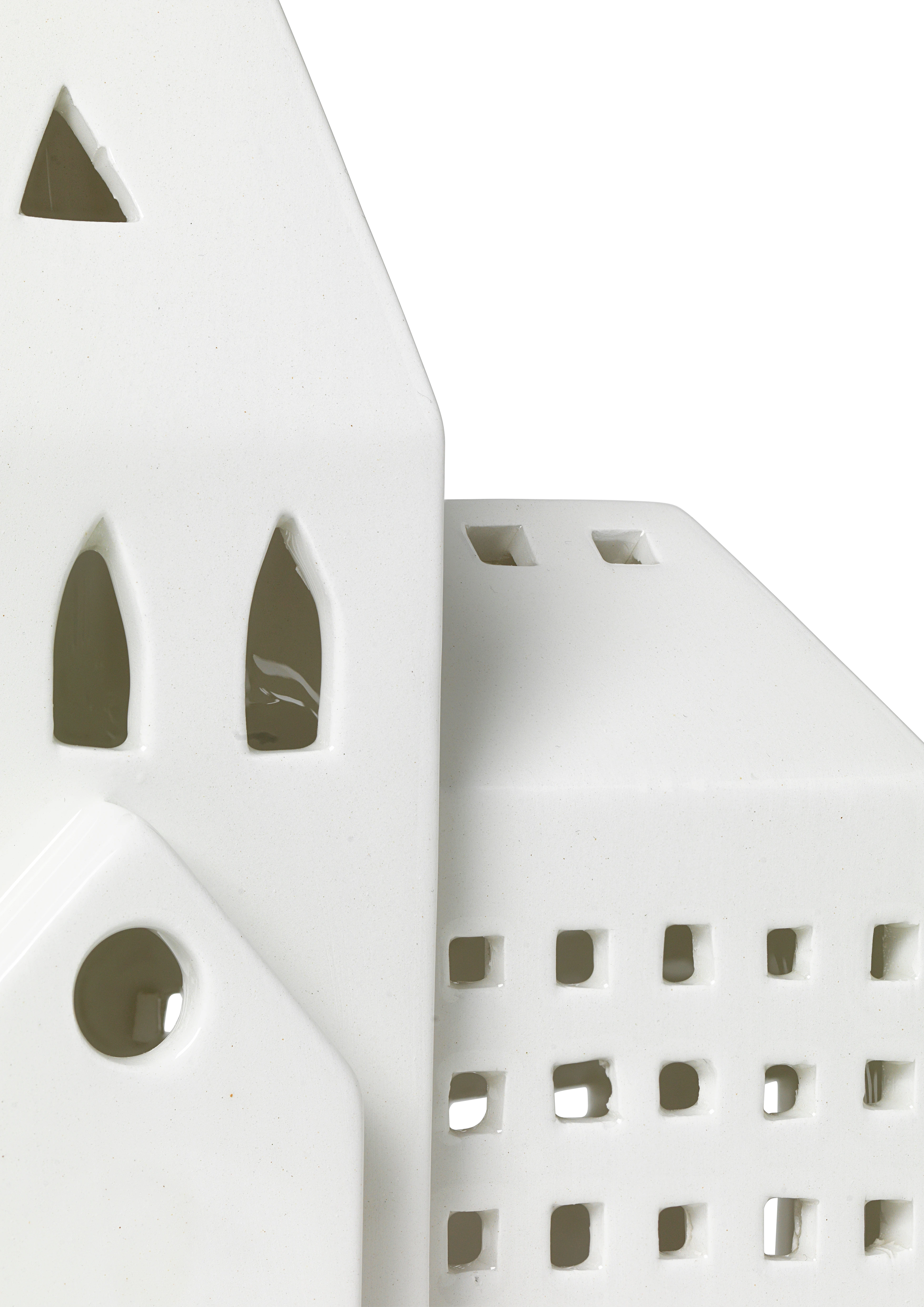 Lighthouse City H21 from Kähler in White color, made of Ceramics