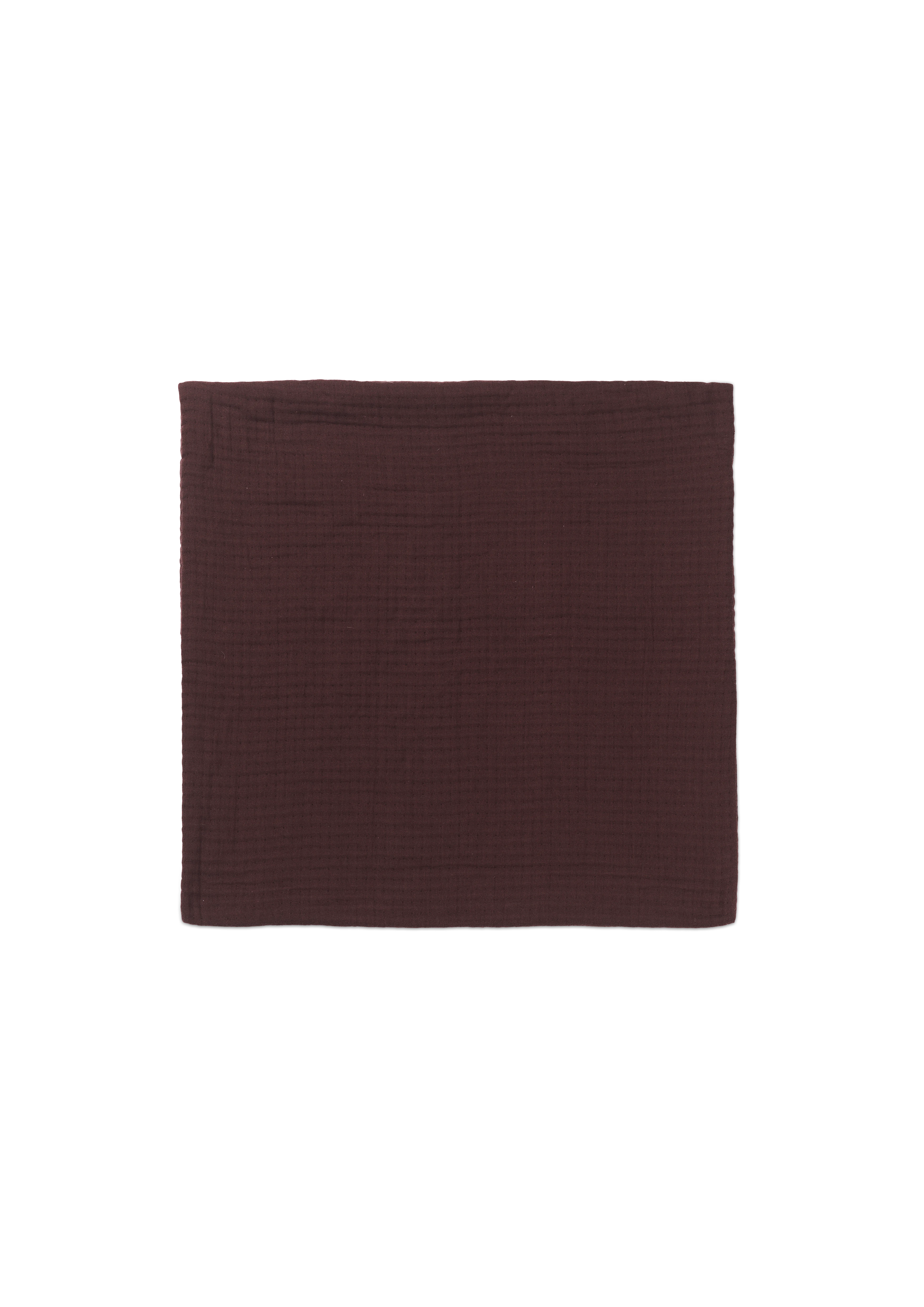 Kissen 45x45 cm von JUNA in der Farbe Chocolate, hergestellt aus Baumwolle