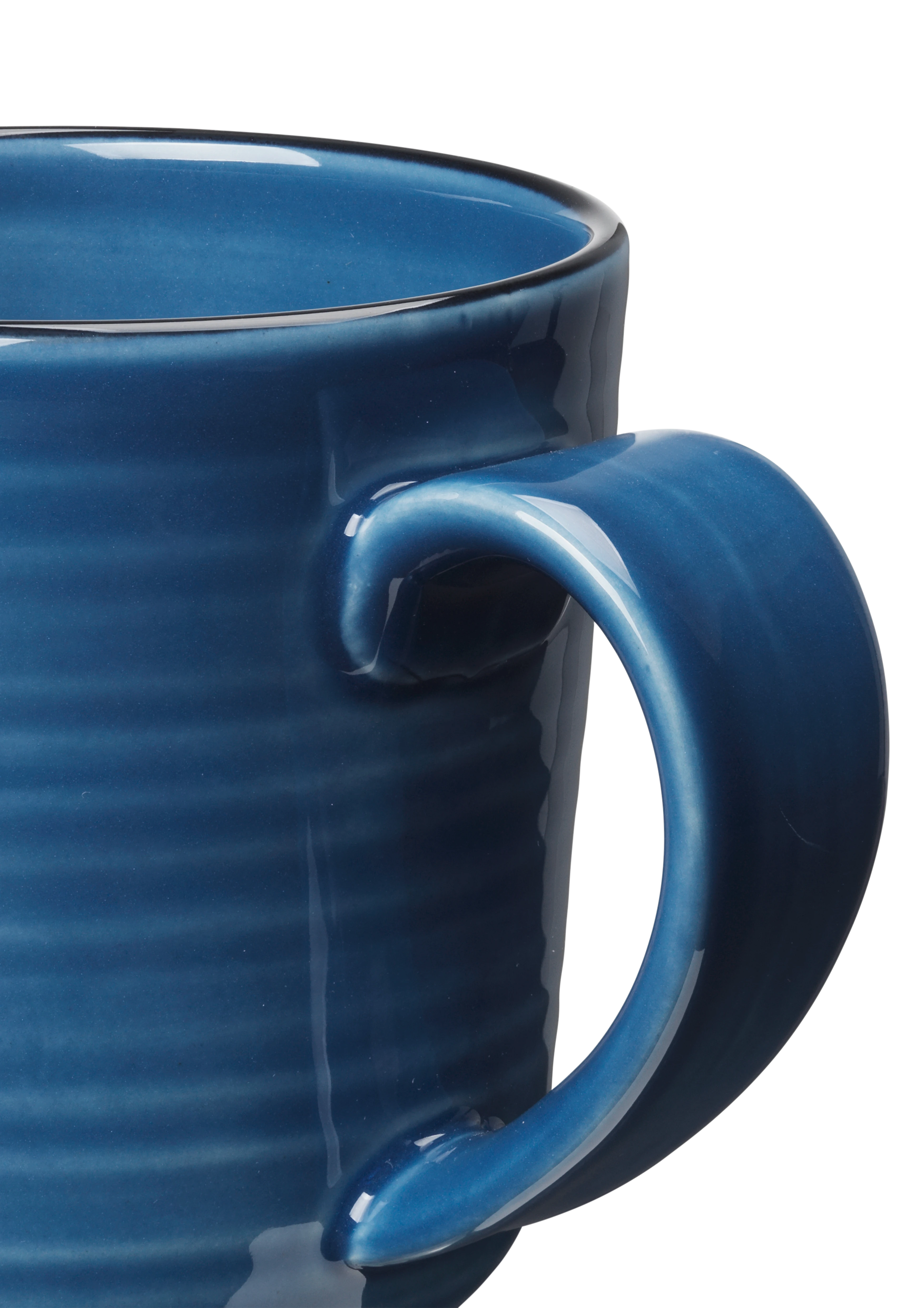 Krus med hank 33 cl fra Kähler i farven Berry blue, lavet af Keramik