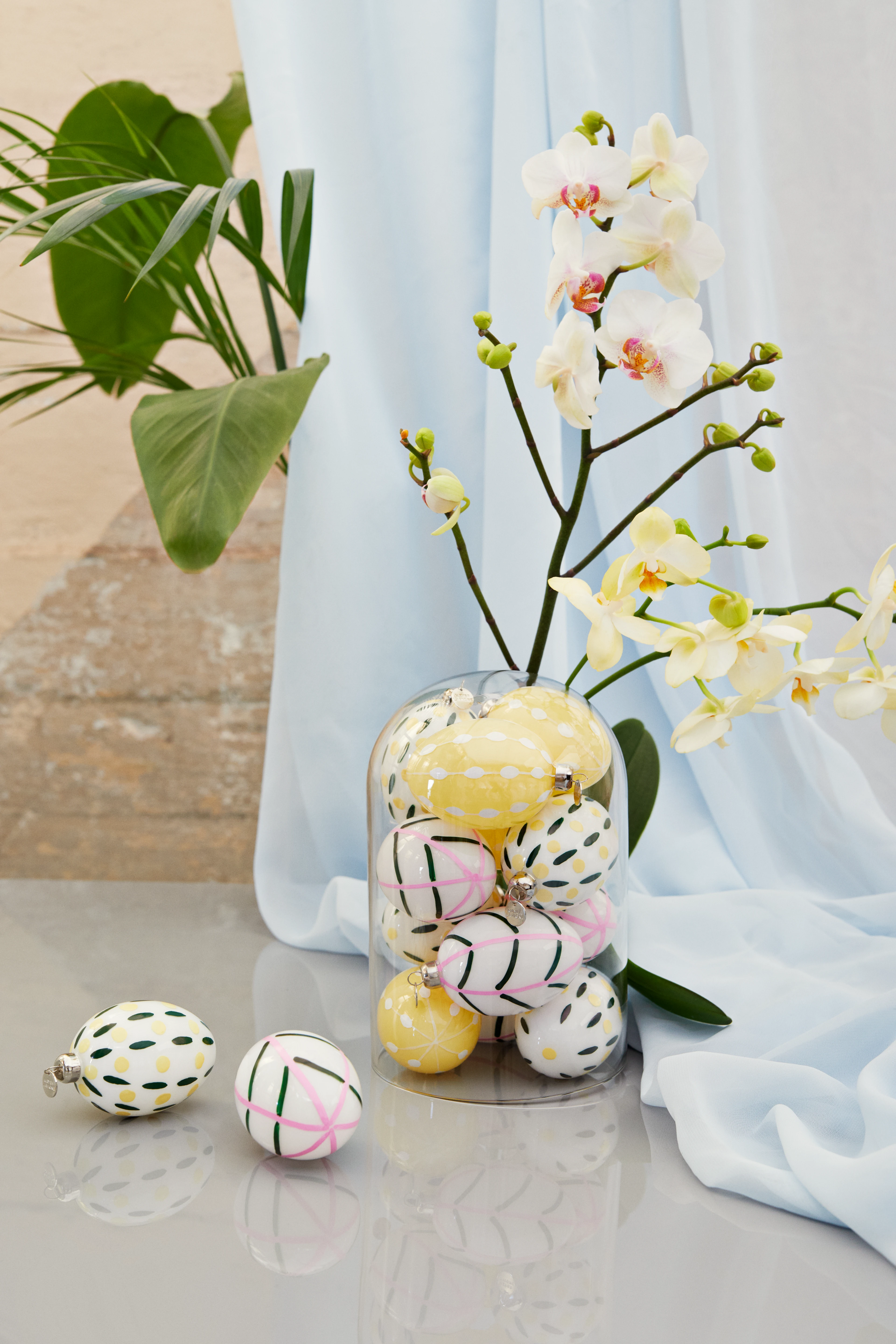 Hängeschmuck H7.5 cm von Holmegaard in der Farbe Fruit, hergestellt aus Glas