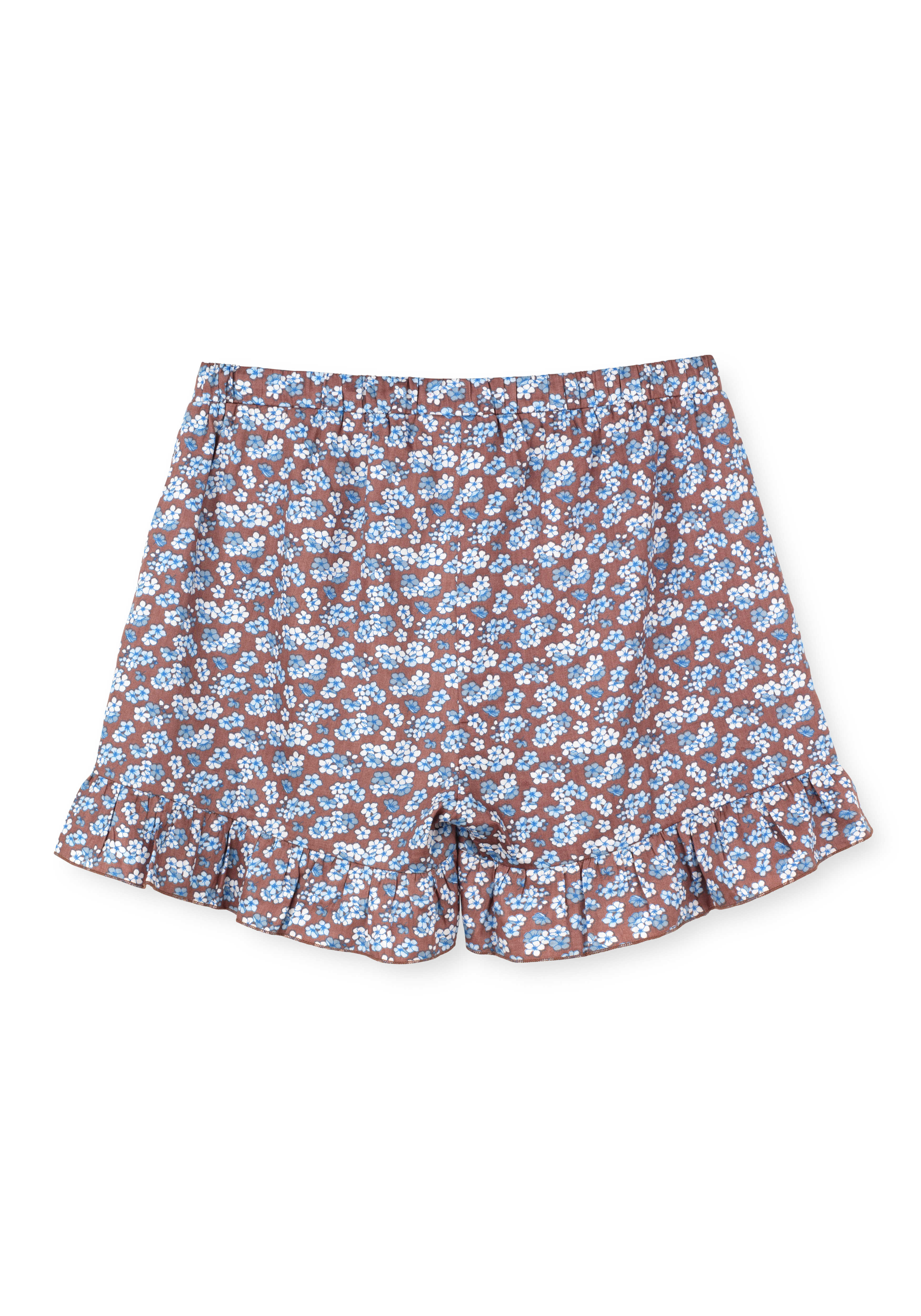 Sola shorts S/M from JUNA in Dusty red color, made of Cotton