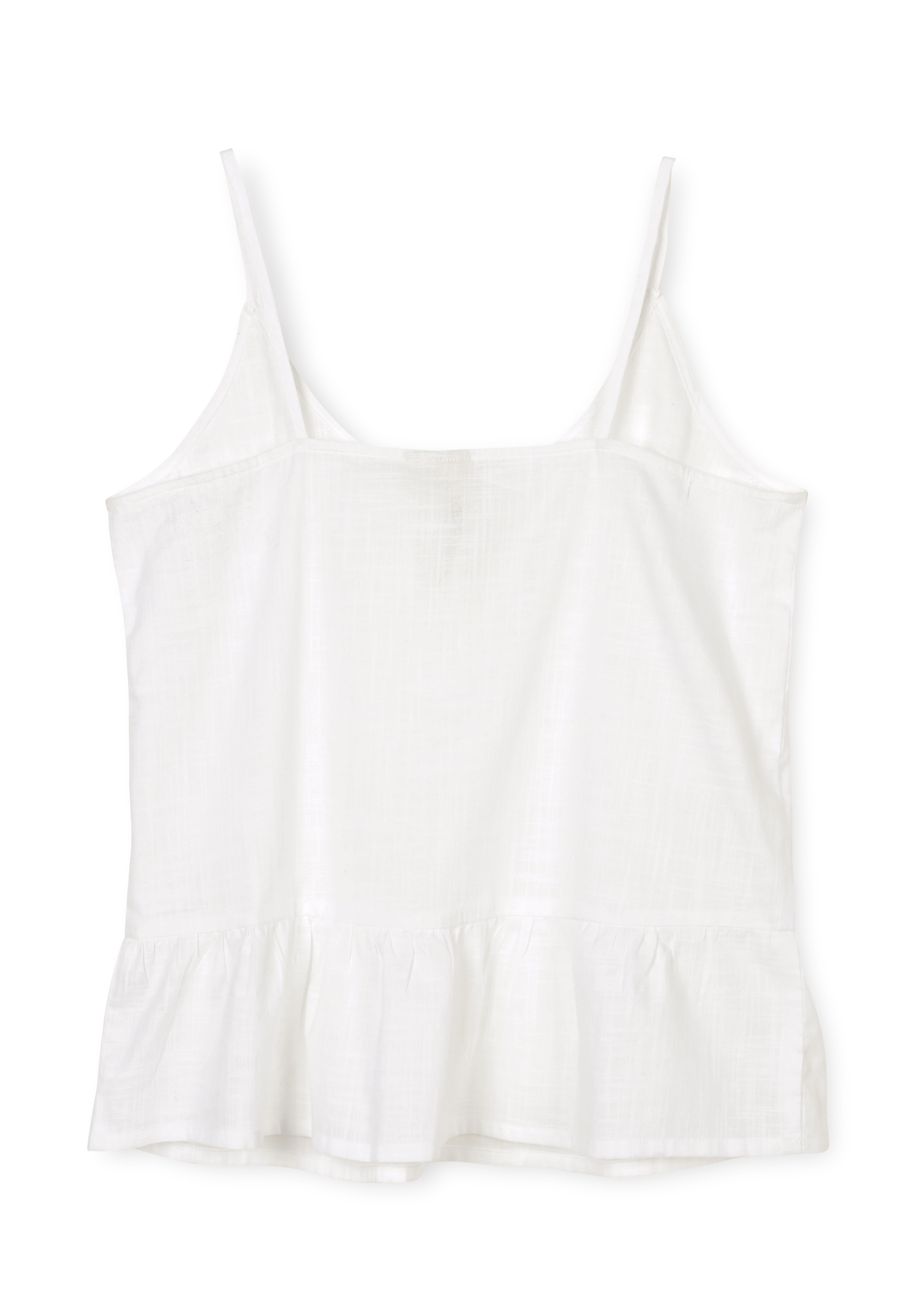 Liv chemise S/M from JUNA in White color, made of Cotton