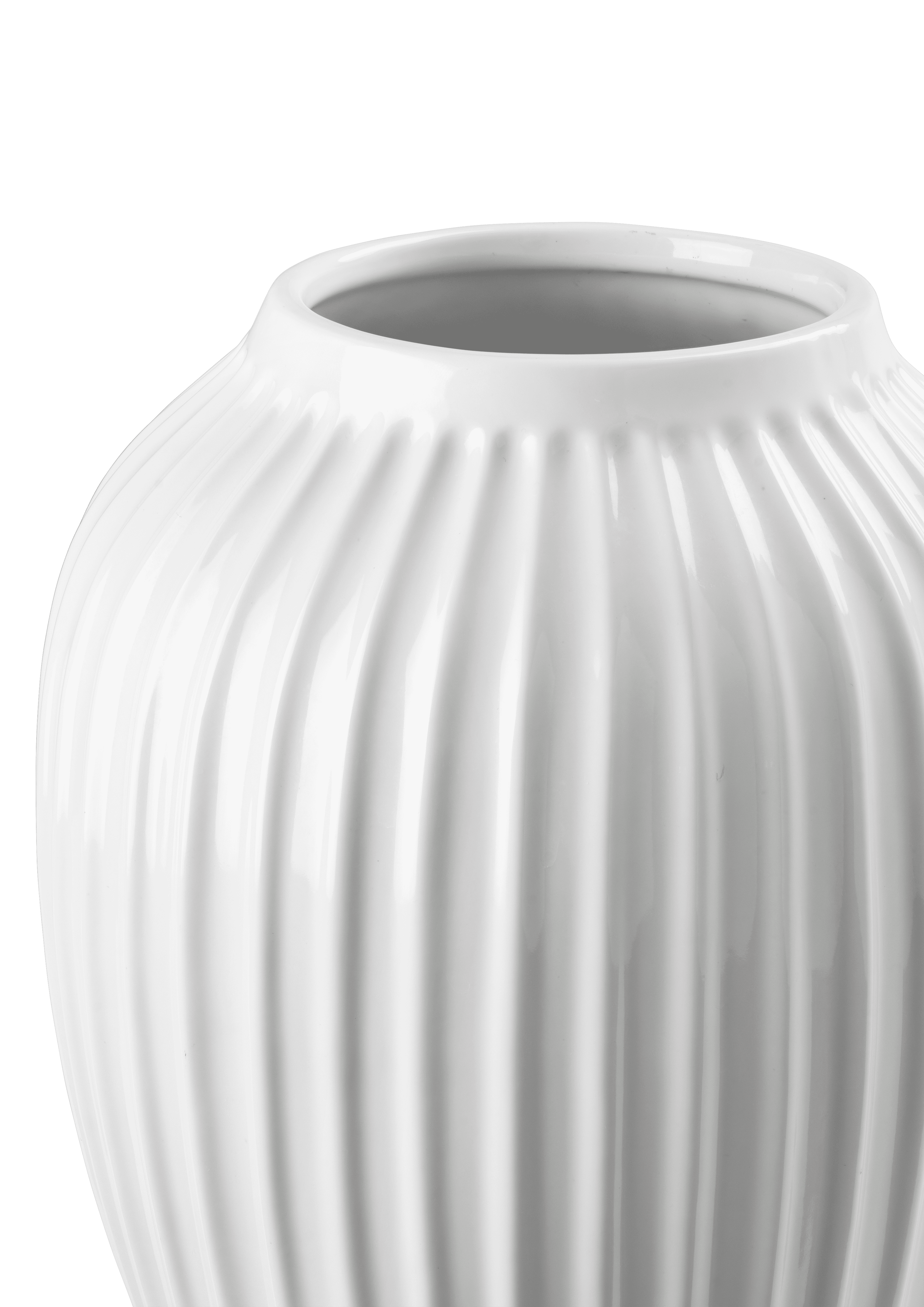 Kähler Hammershøi Vase H25.5 hvid (15385) - Køb