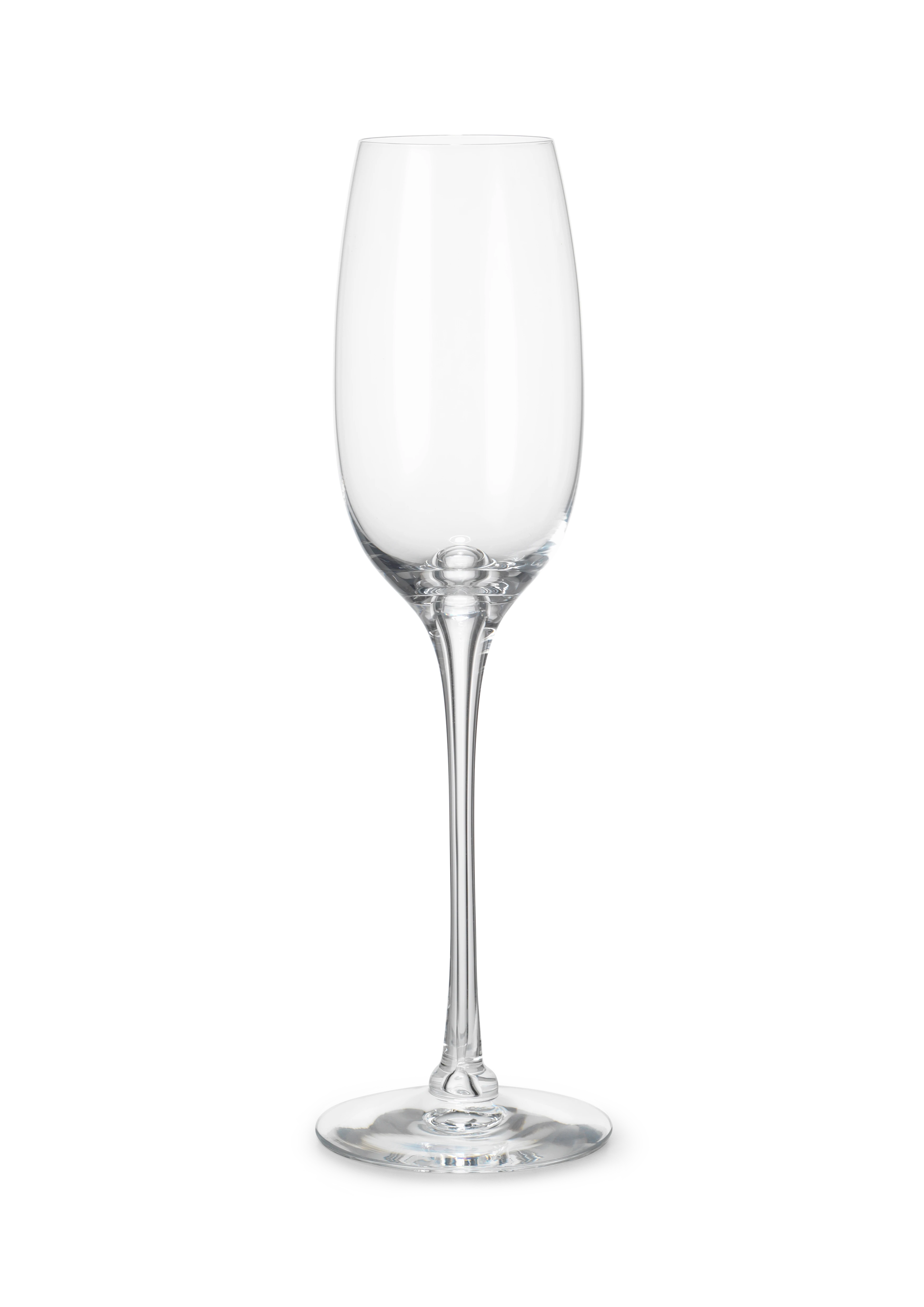 Champagneglas 21 cl fra Holmegaard i farven Klar, lavet af Glas