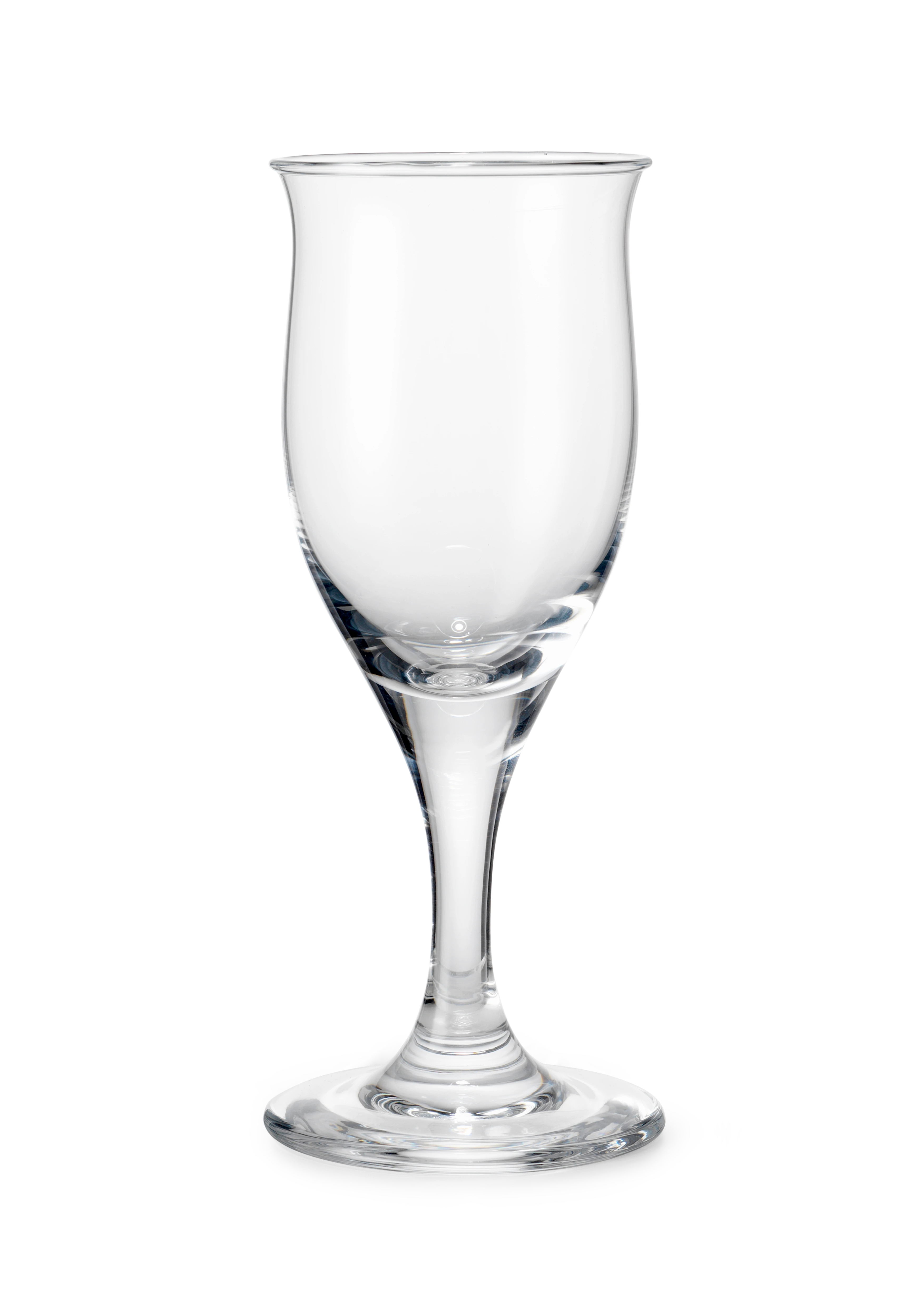 Rotweinglas 28 cl von Holmegaard in der Farbe Klar, hergestellt aus Glas