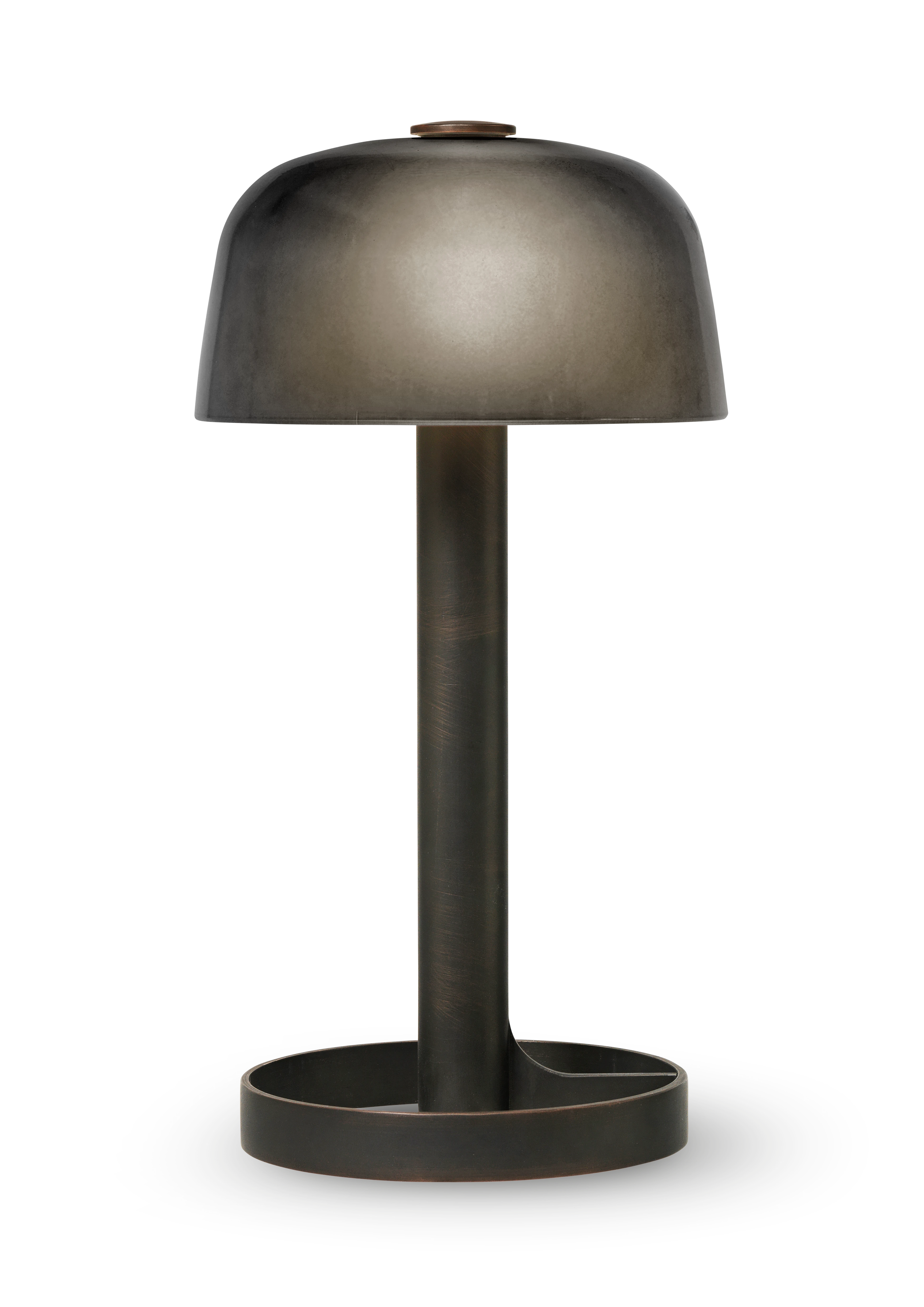 Lamp H24.5 cm from Rosendahl in Smoke color, made of Metal