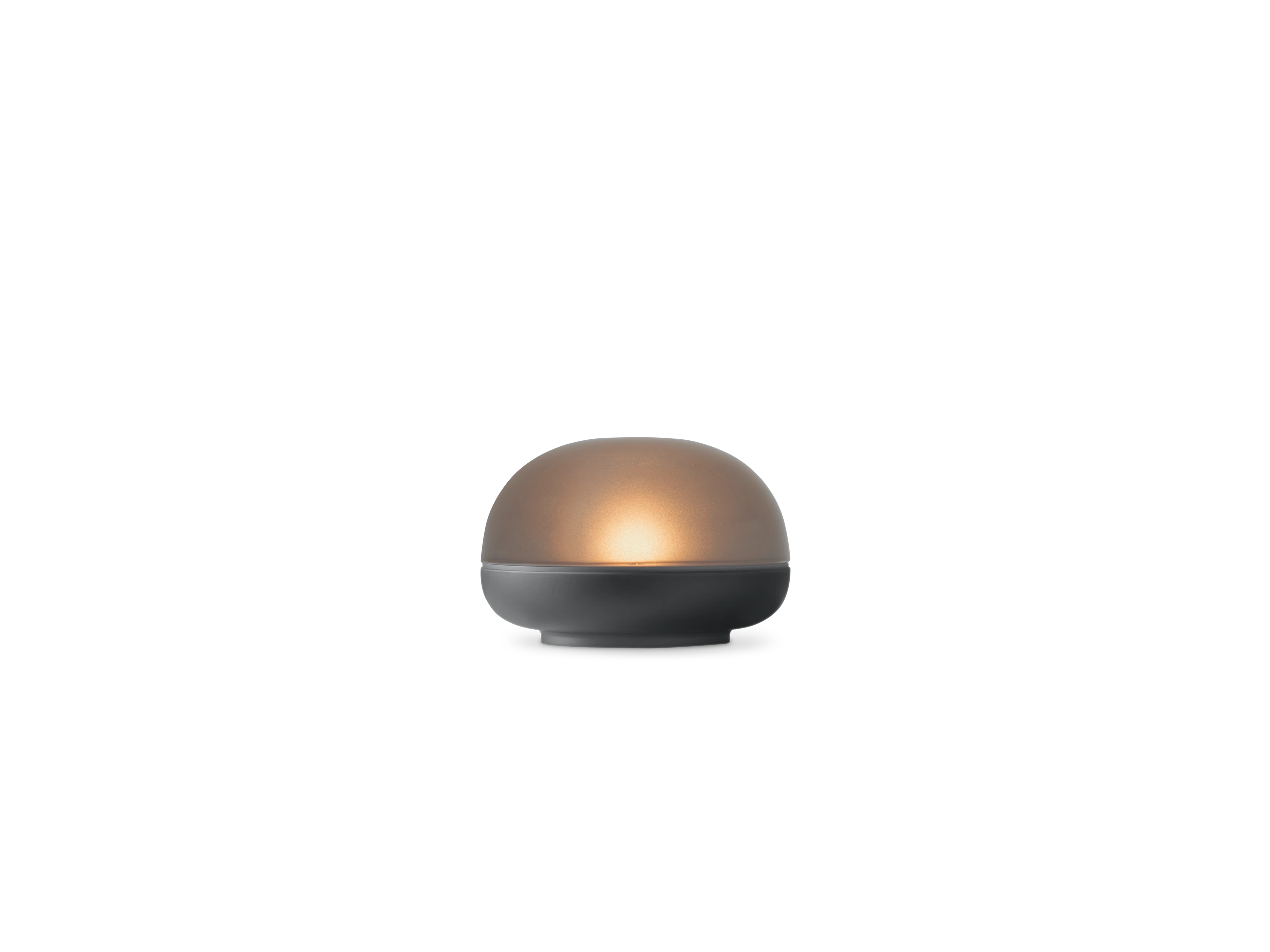 LED Ø9 cm von Rosendahl in der Farbe Smoke, hergestellt aus Glas