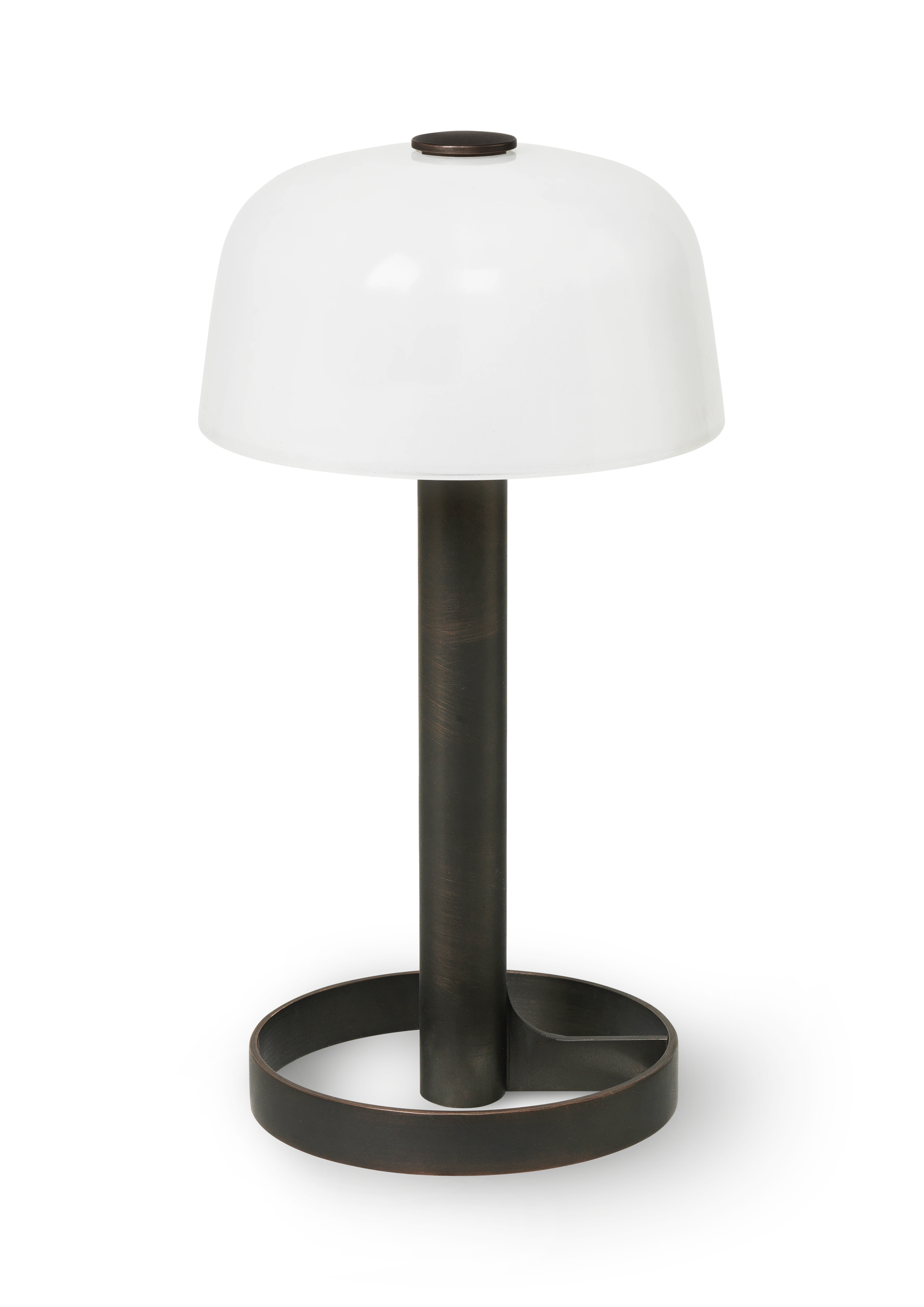 Lampe H24.5 cm von Rosendahl in der Farbe Off-White, hergestellt aus Metall