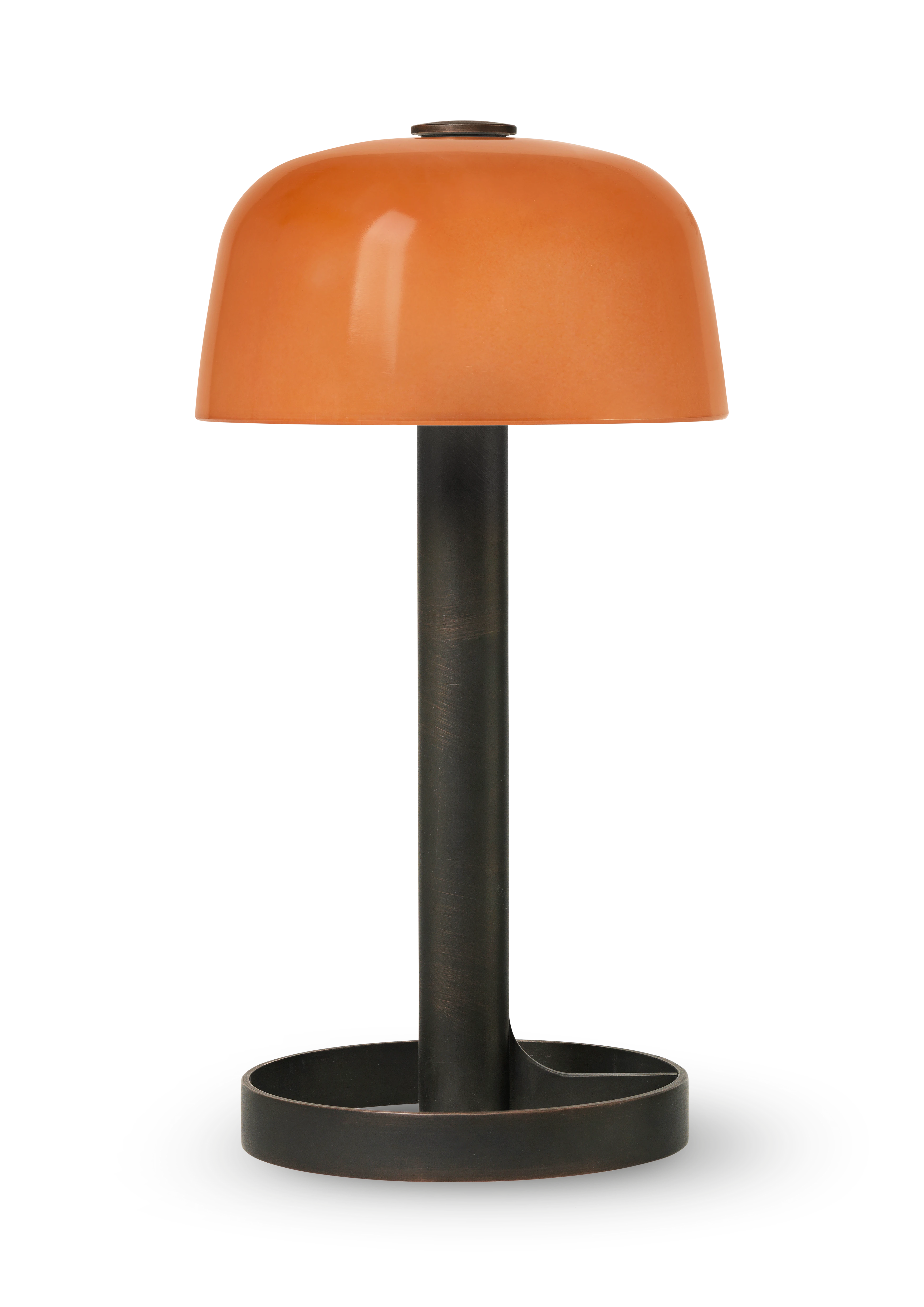 Bordlampe H24.5 cm fra Rosendahl i farven Amber, lavet af Metal