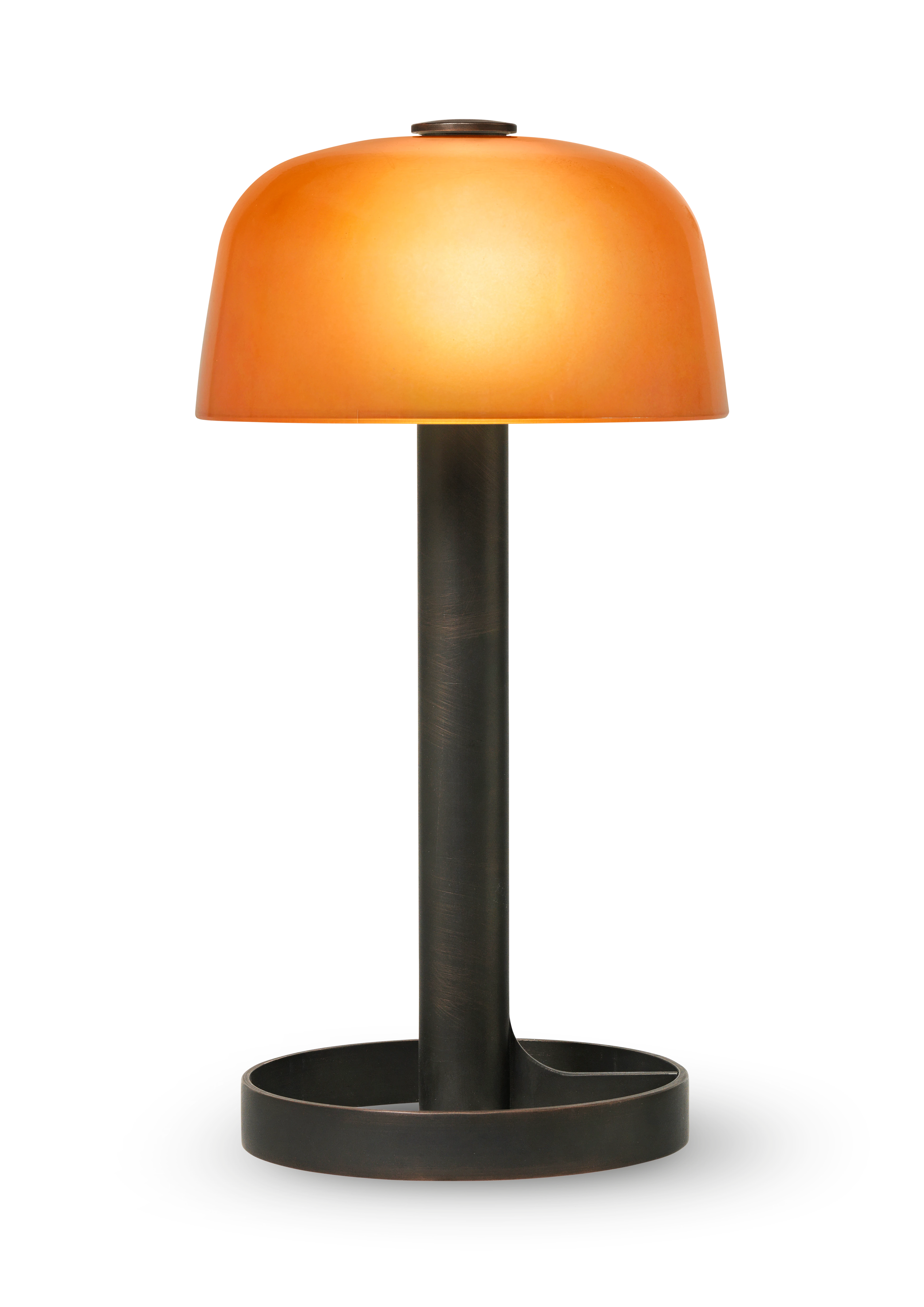 Bordslampa H24.5 cm från Rosendahl i färgen Amber, tillverkad av Metall